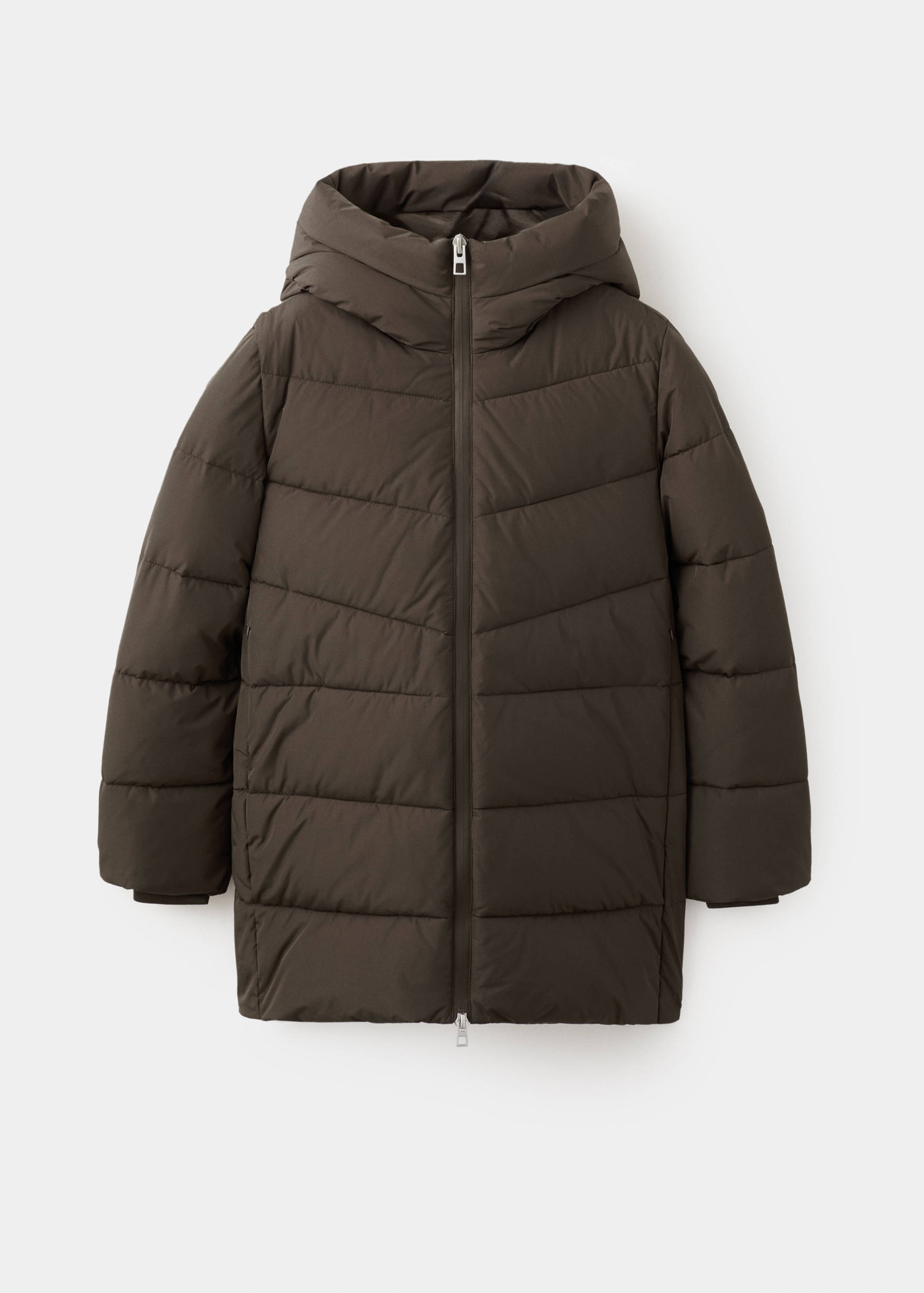 Hood puffer coat - Article without model
