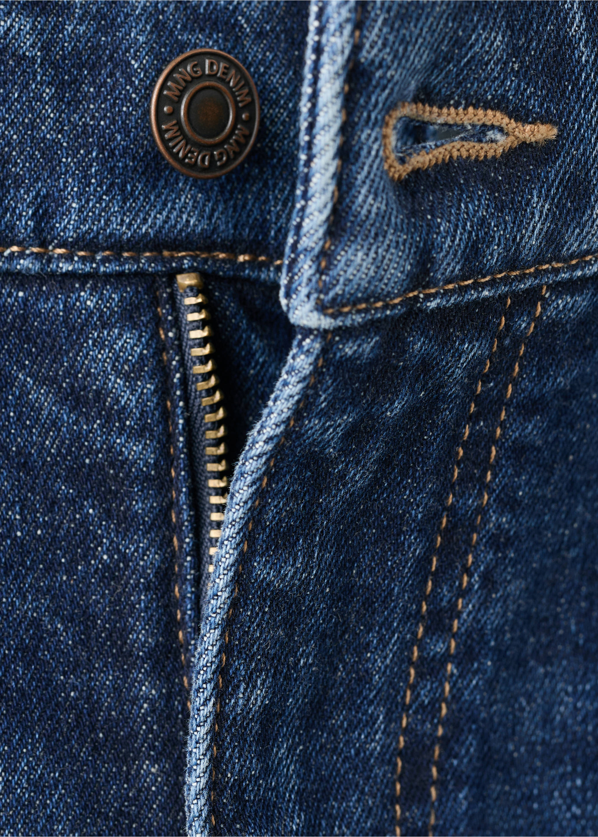 Ben cropped tapered-fit jeans - Details of the article 8, Dark Blue. Ref: 27061190-00.