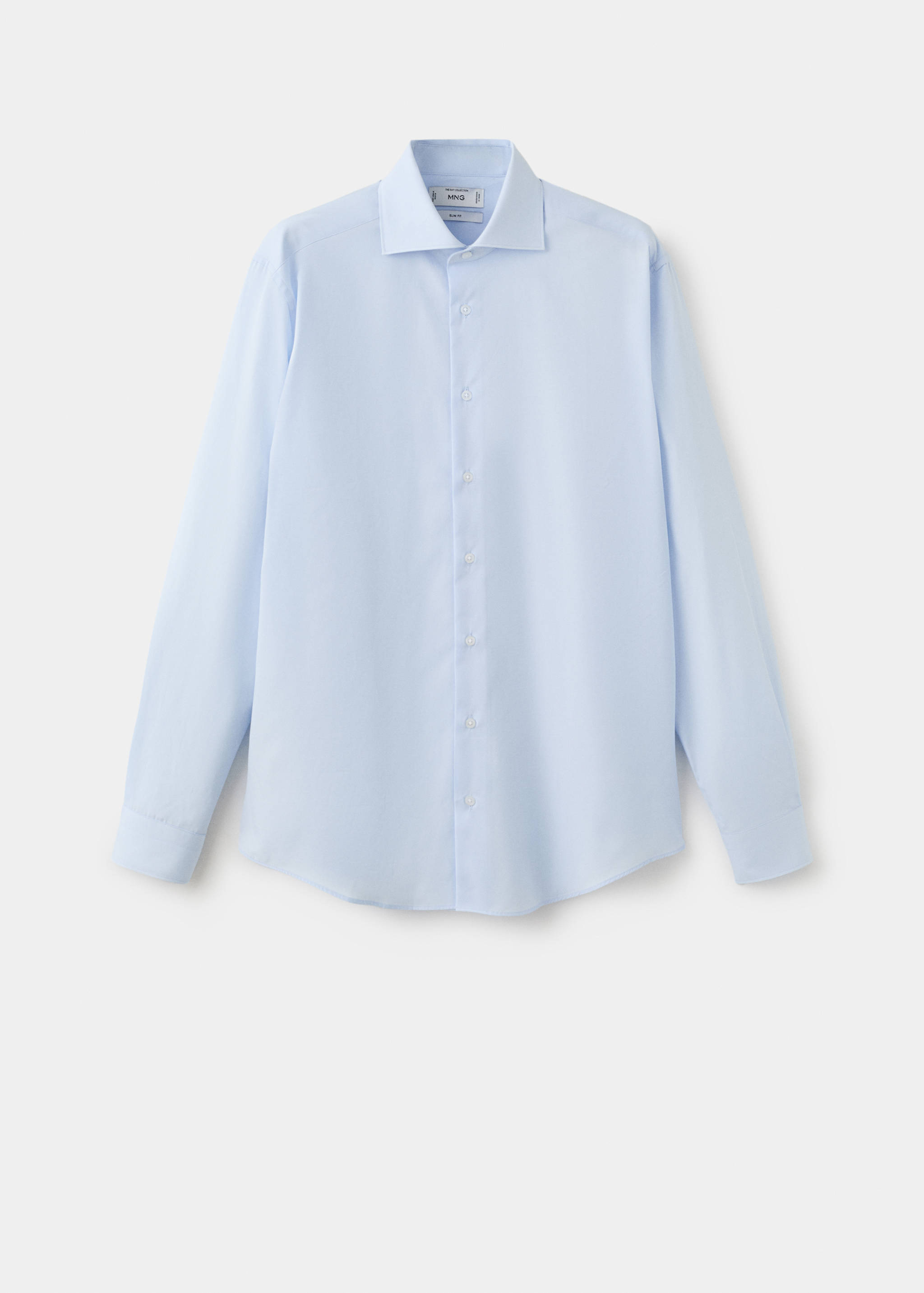 Camisa traje slim fit algodón popelín - Artículo sin modelo