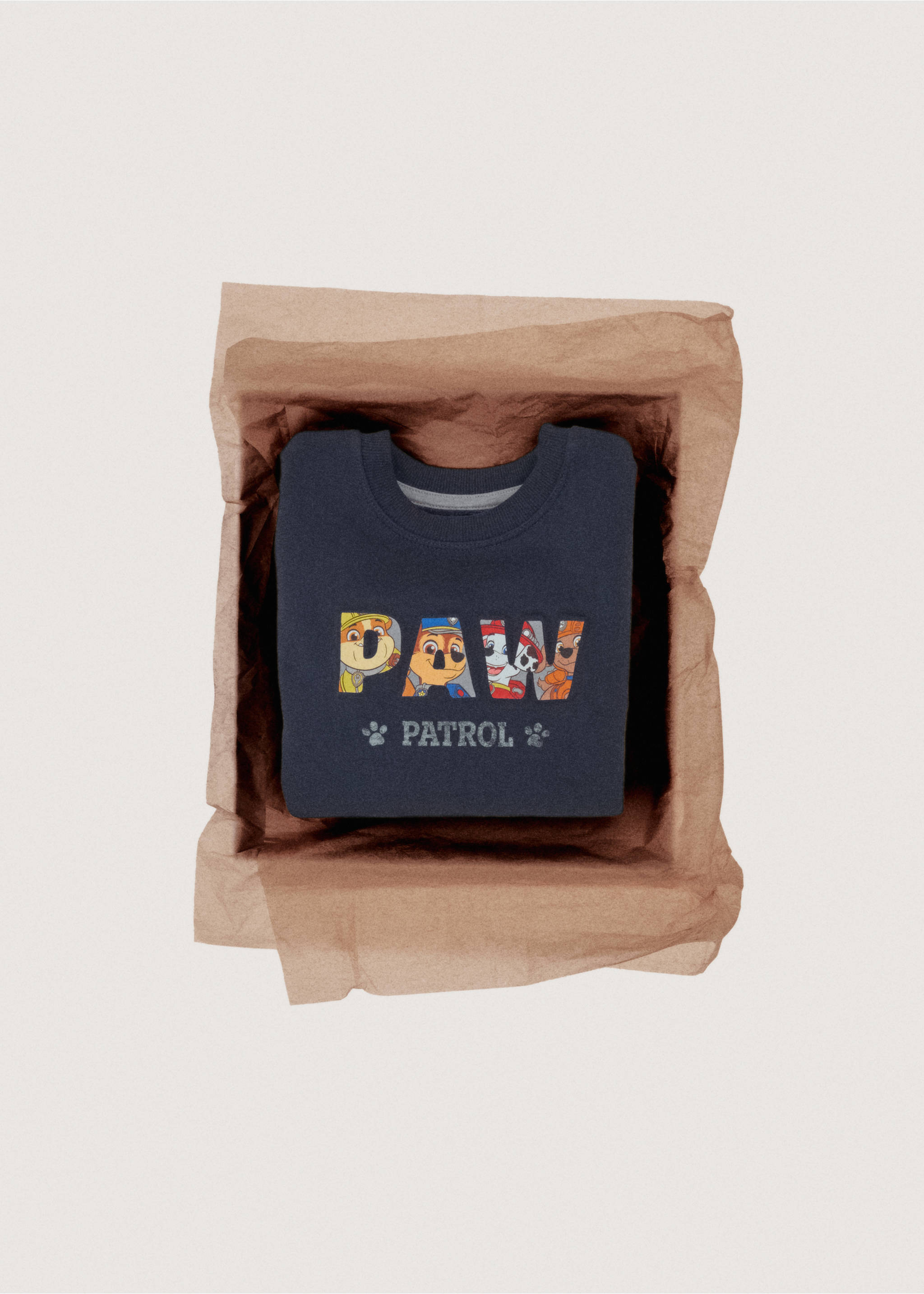 Sweatshirt da Patrulha Pata - Pormenor do artigo 7, Azul-marinho. Ref: 27061193-00.