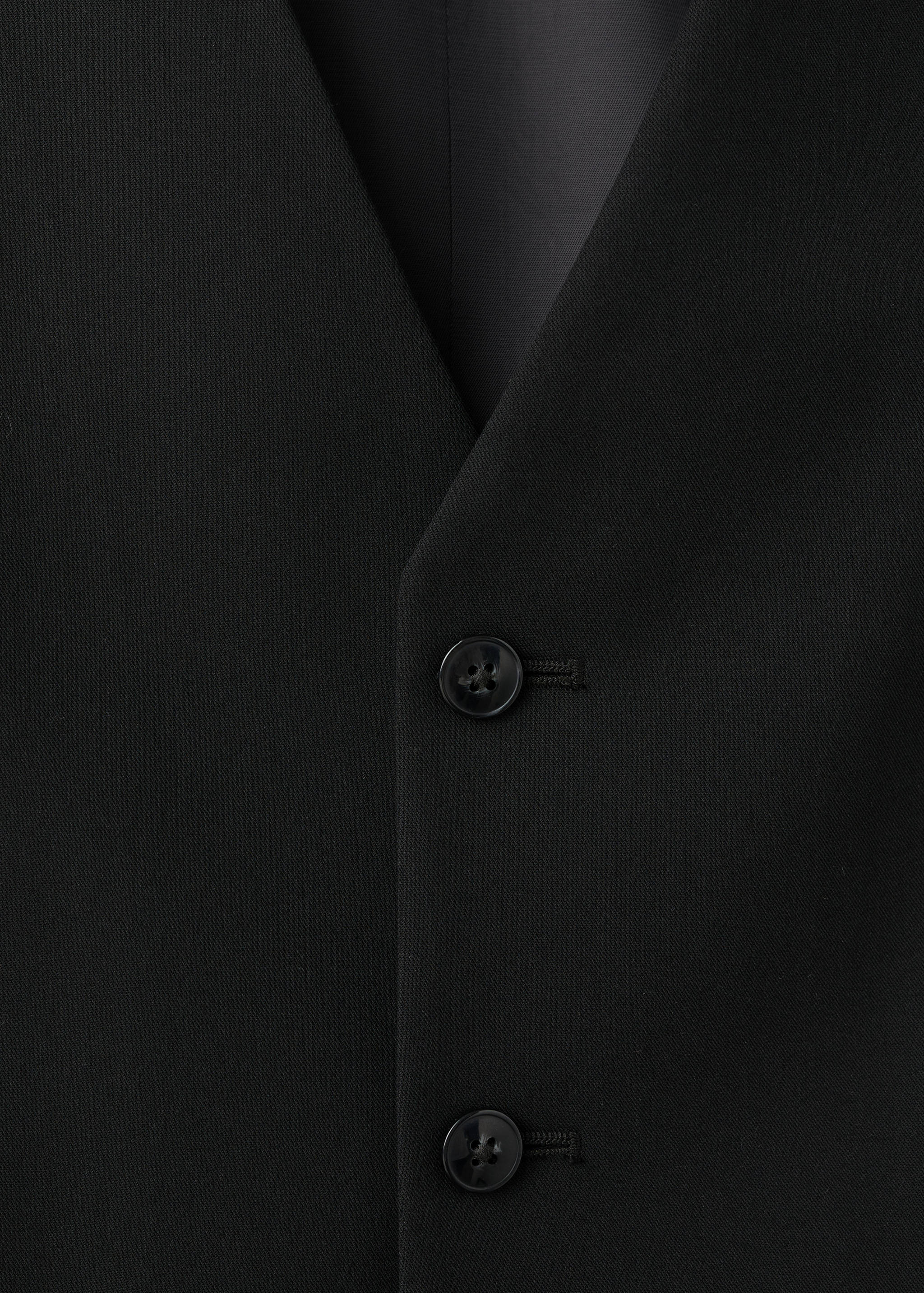 Super slim-fit stretch-fabric suit waistcoat - Details of the article 8