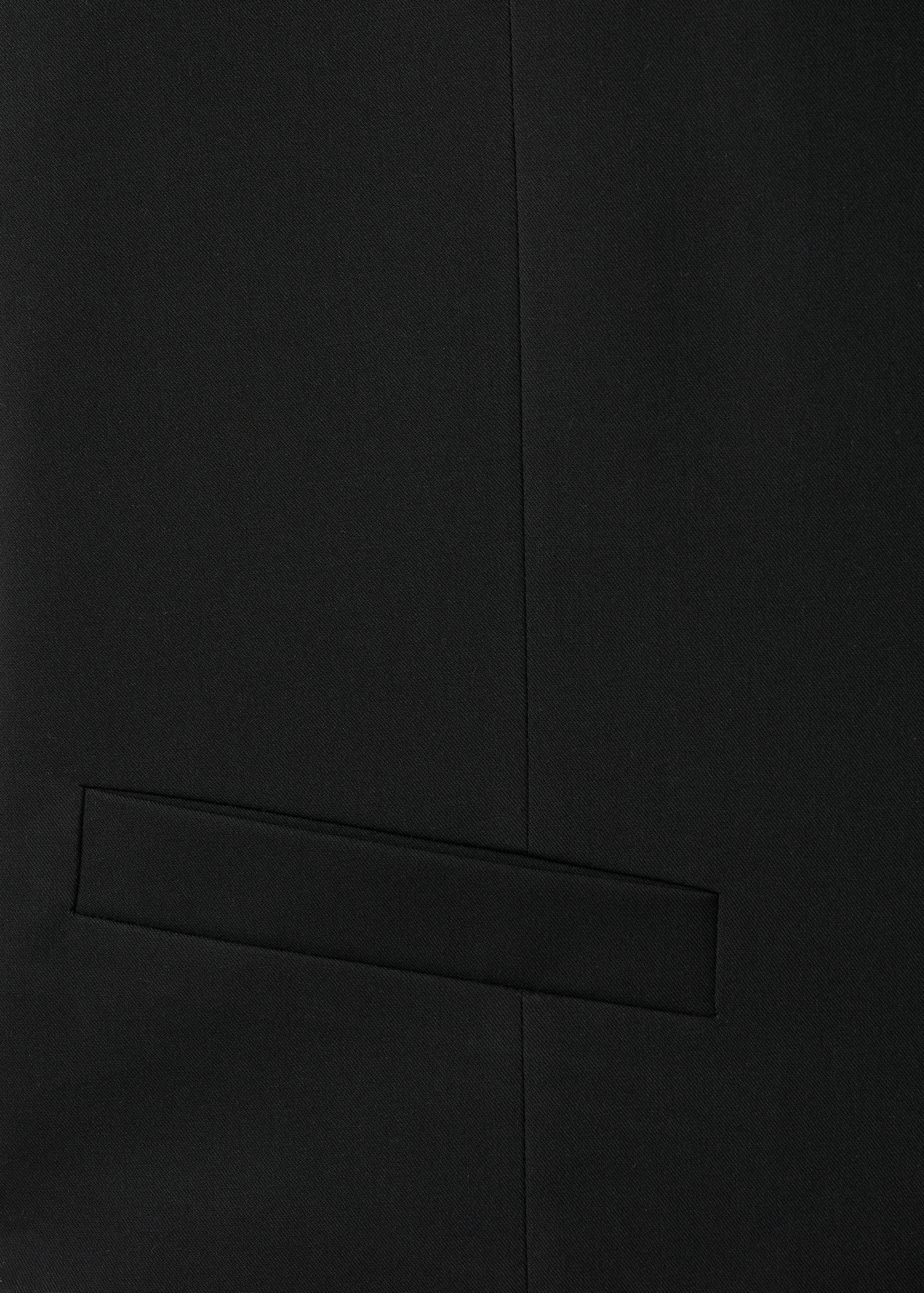 Super slim-fit stretch-fabric suit waistcoat - Details of the article 0