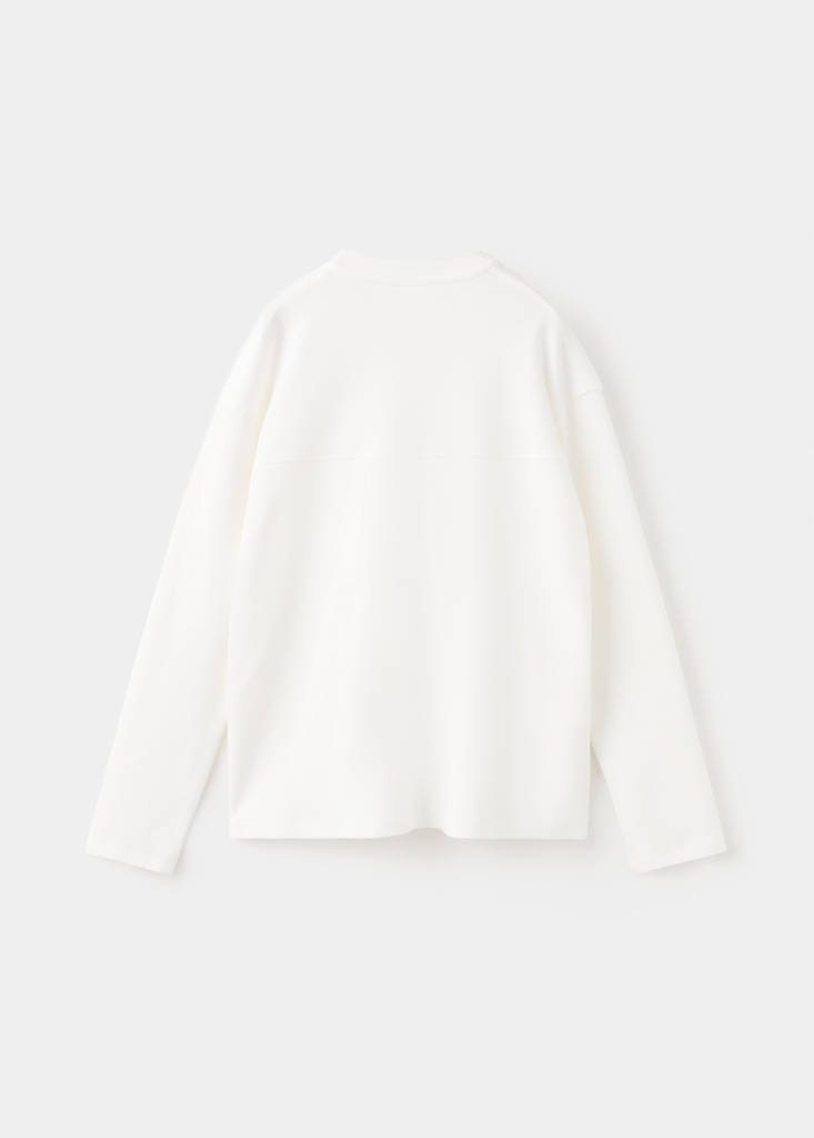 T-shirt with pocket and seam detail — Off White