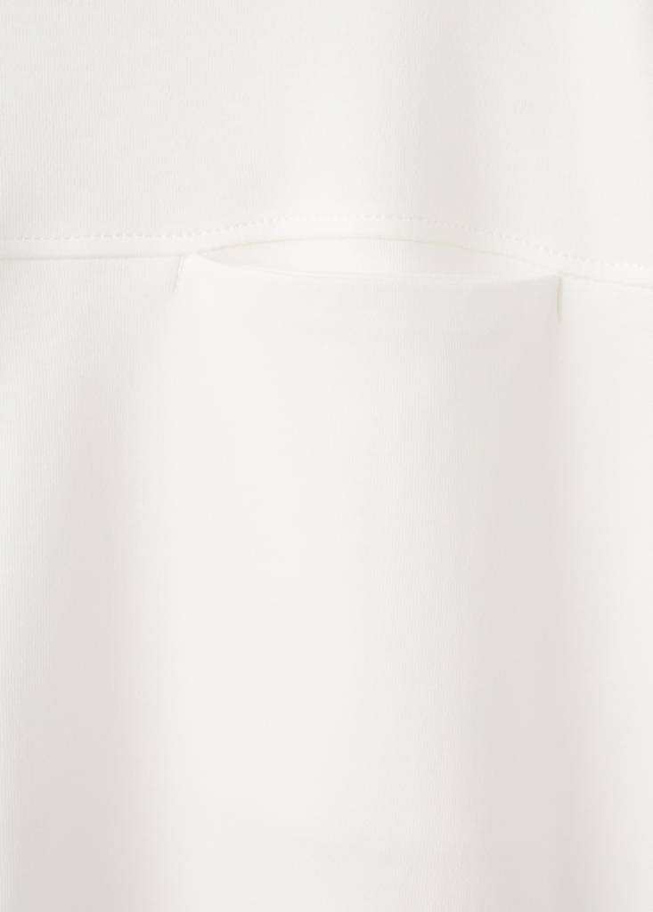T-shirt with pocket and seam detail — Off White