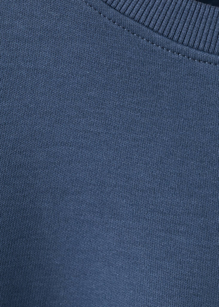 T-shirt with pocket and seam detail — Night Blue