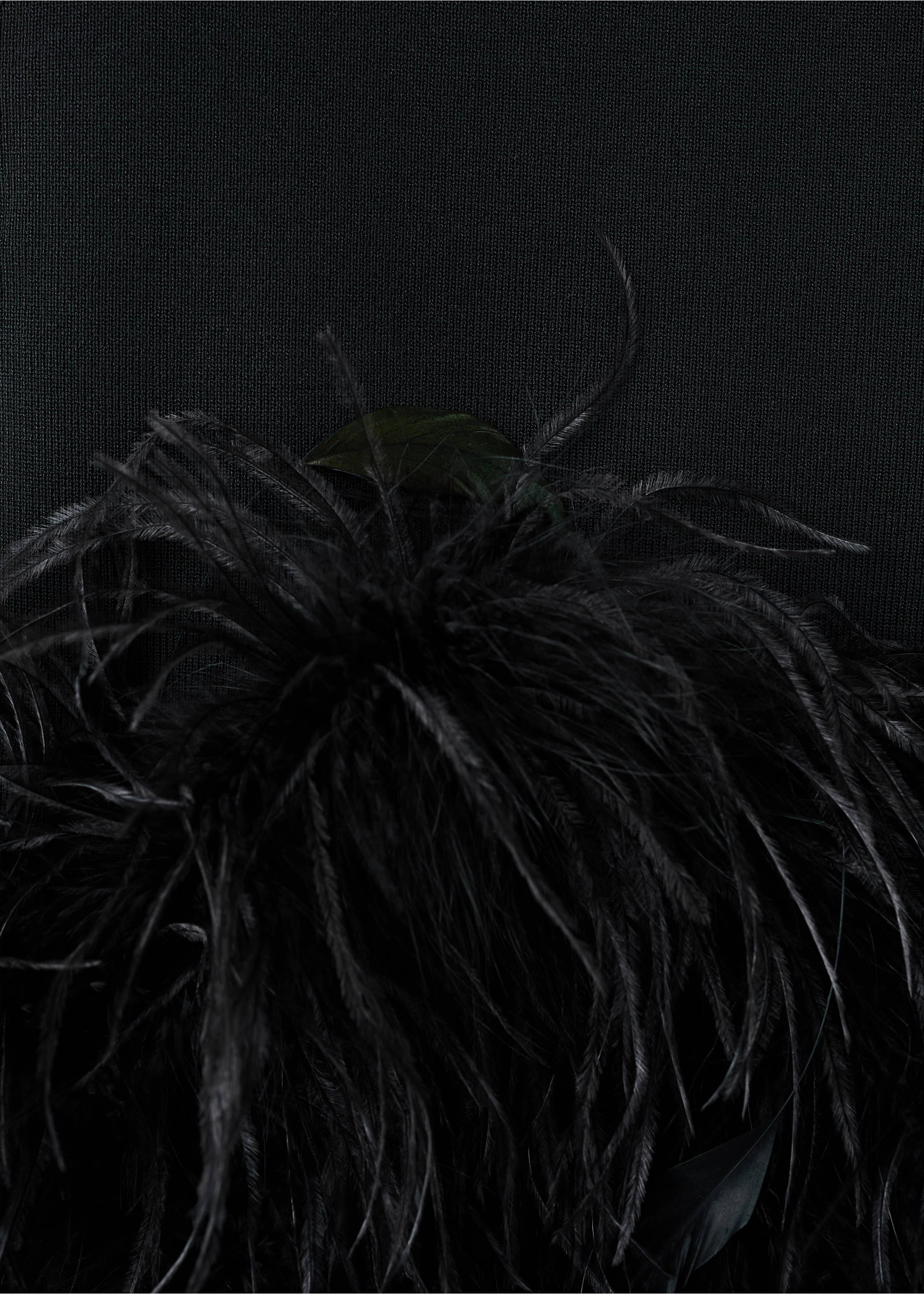 Tüy detaylı triko bluz - Ürün detayı 0, Siyah. Ref: 27061198-00.