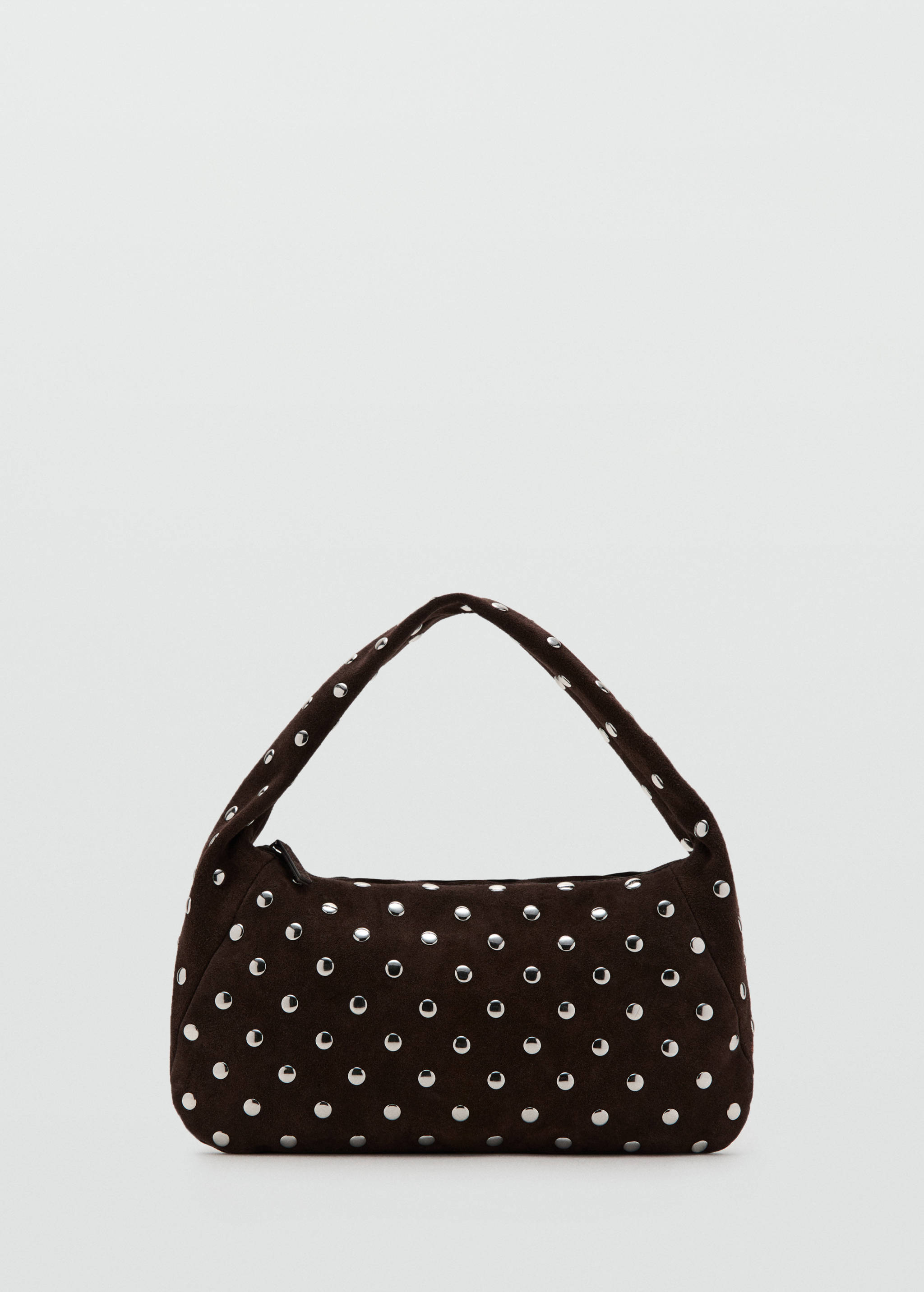 Suede studded shoulder bag - Article without model