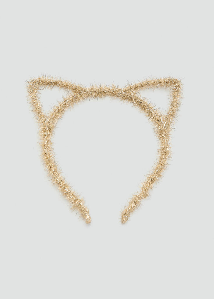 Kitten ear hairband — Gold