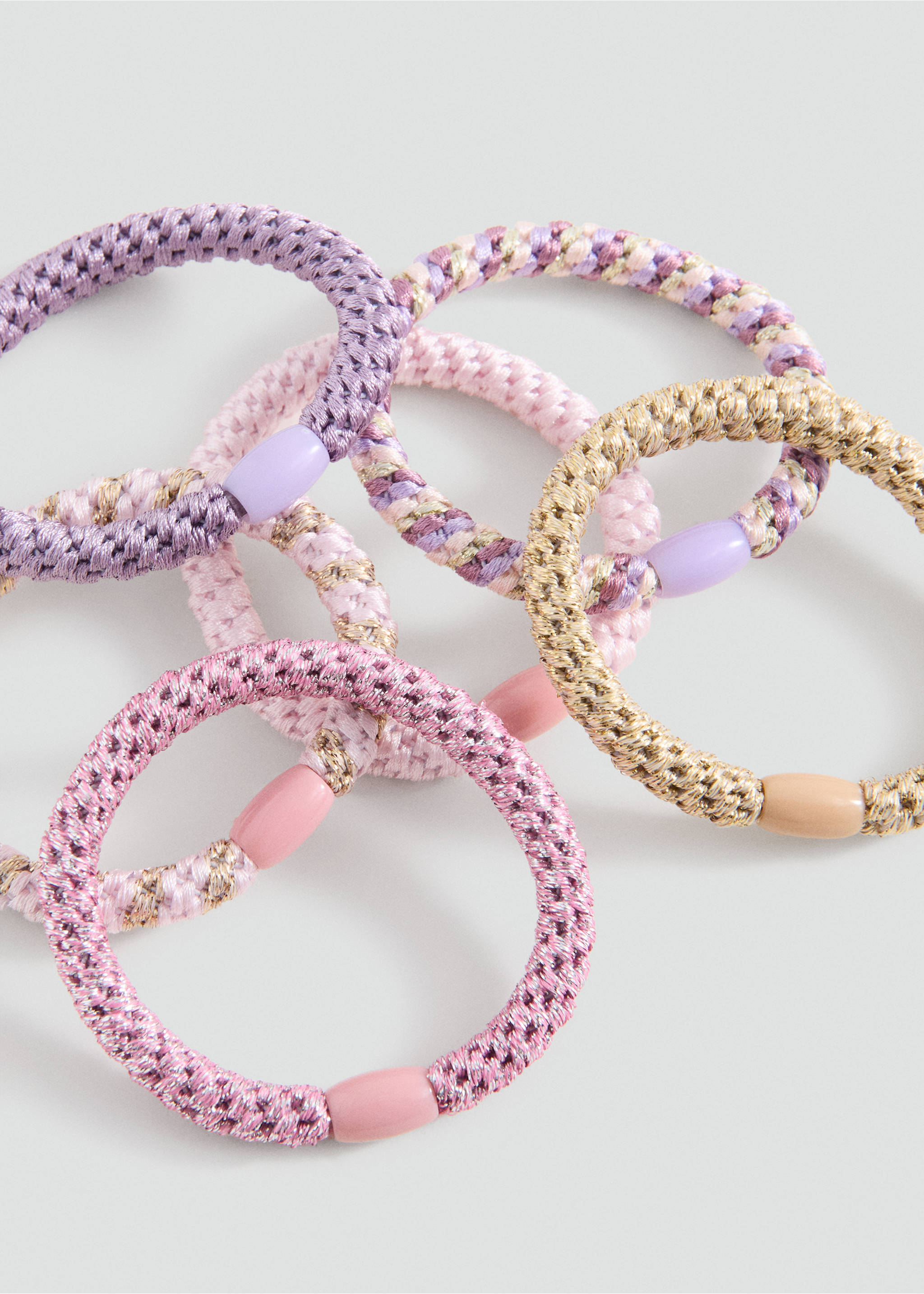 6只装发圈 - null, 淡粉 . Ref: 27061208-00.