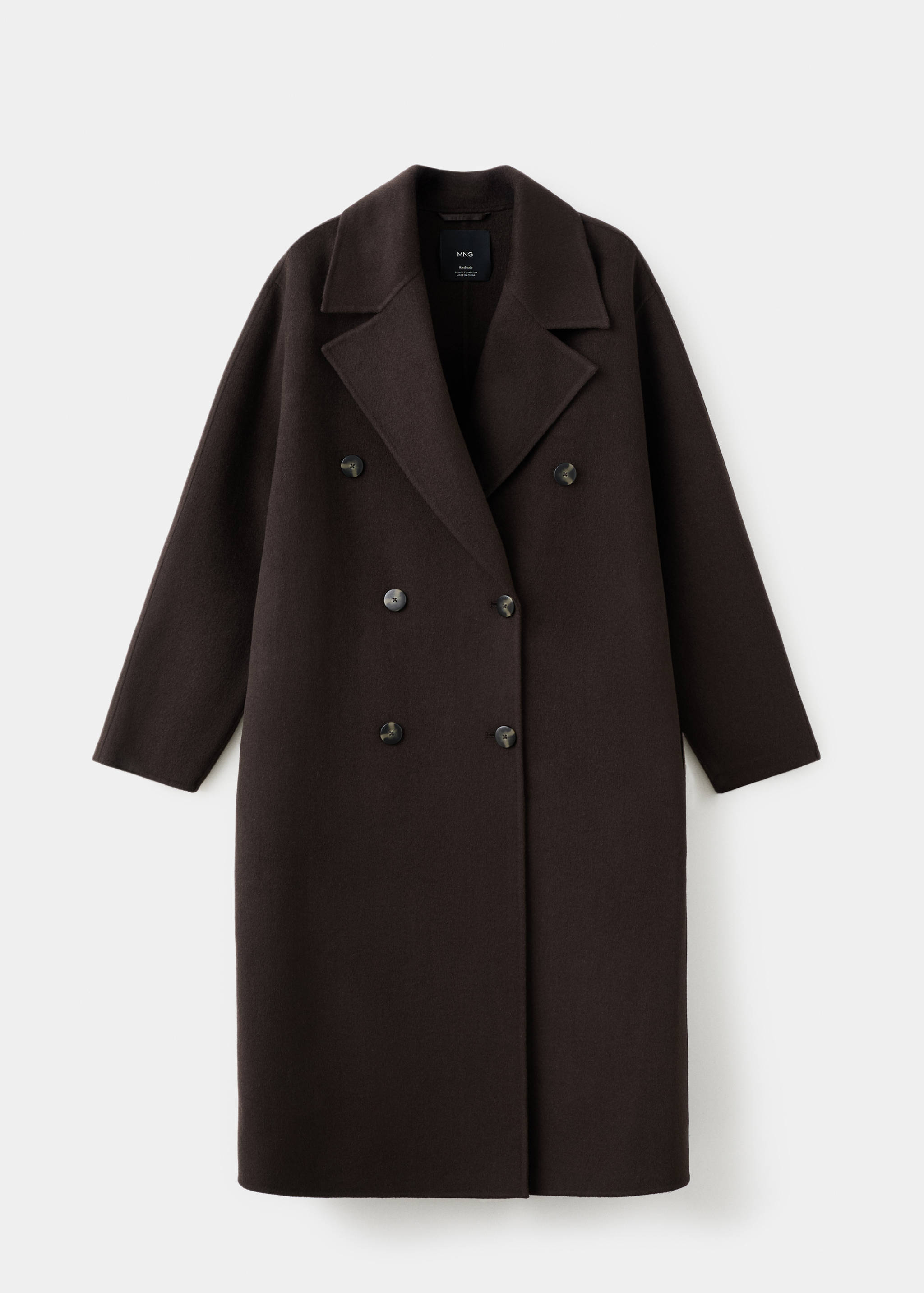 Manteau laine fait main oversize - Article sans modèle