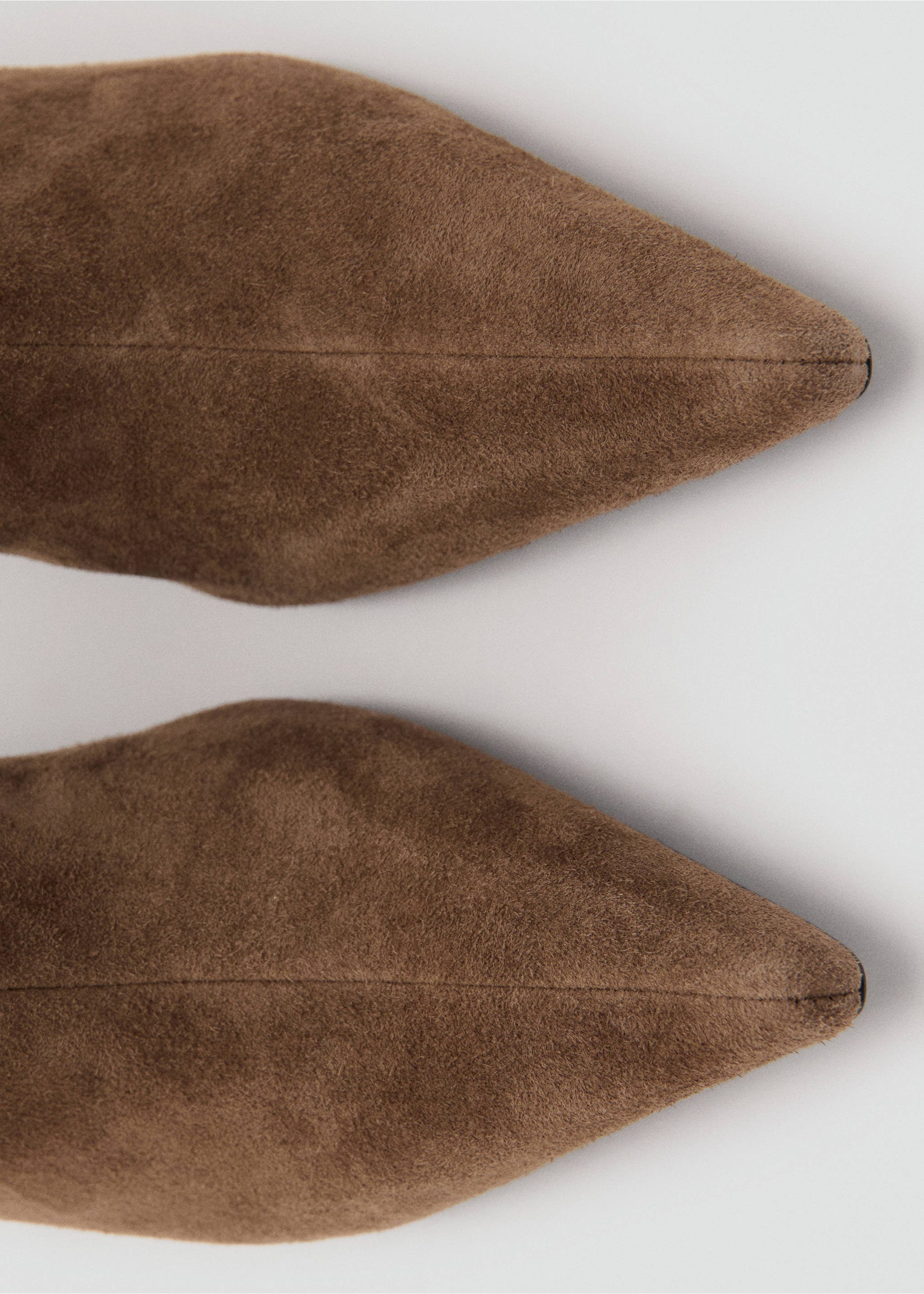 Pointed toe ankle boot - Details of the article 3, Medium Brown. Ref: 27061211-00.