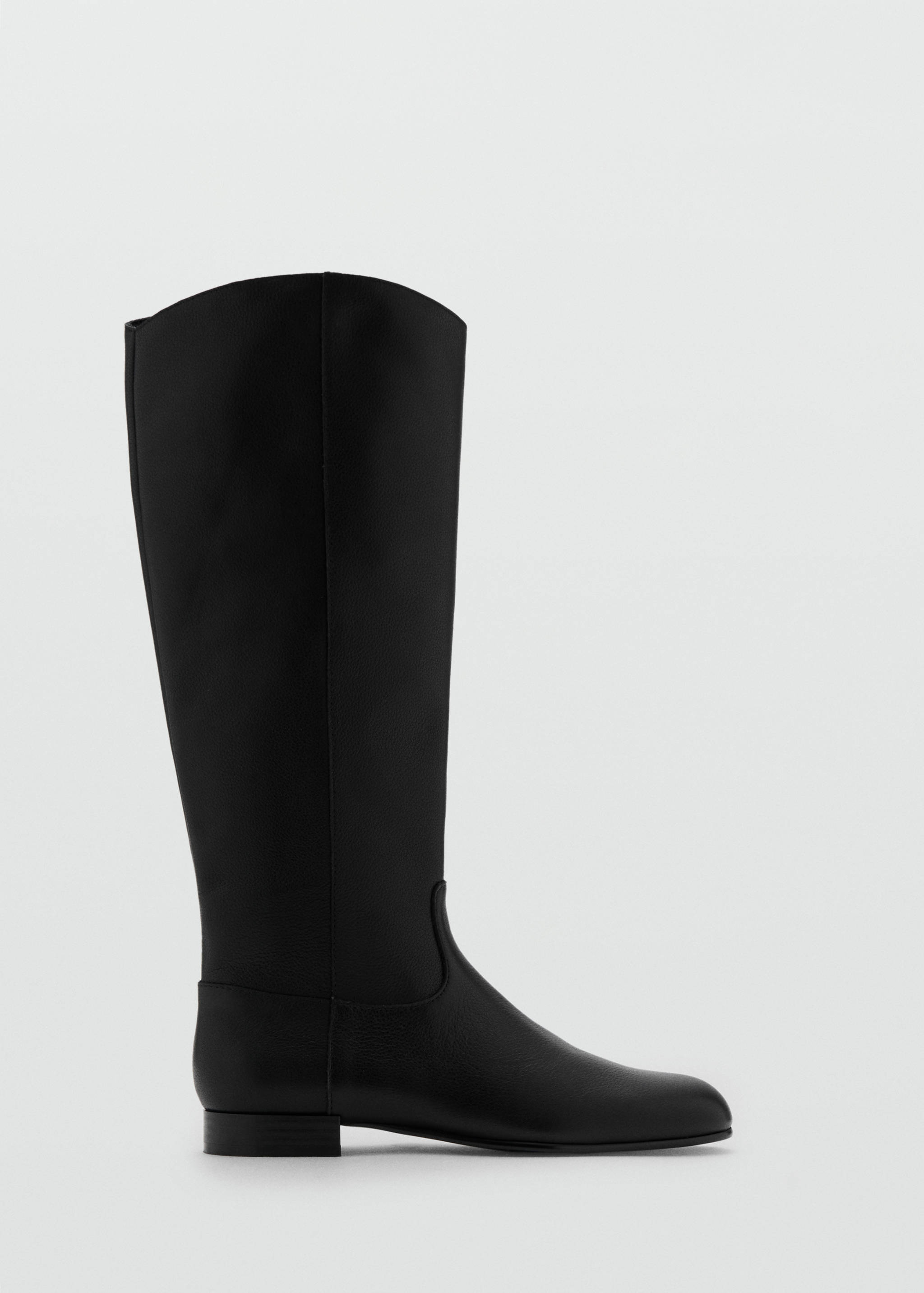 Zipper leather boots - Article without model