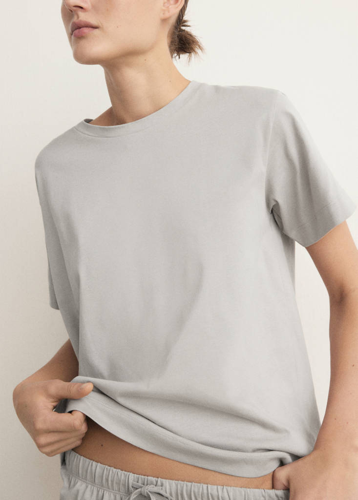 Cotton two-piece short-sleeved pyjamas - thumbnail 9