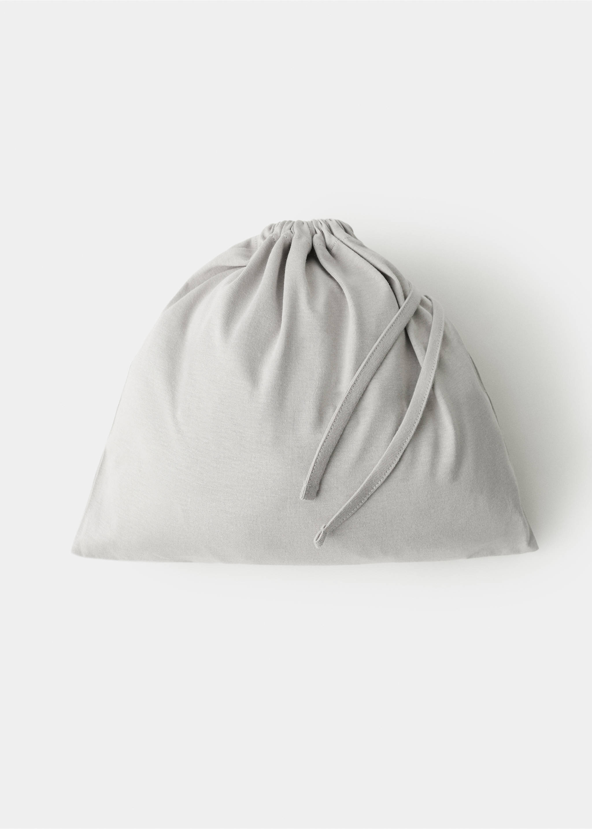 Cotton two-piece short-sleeved pyjamas - Details of the article 0, Grey. Ref: 27061216-00.