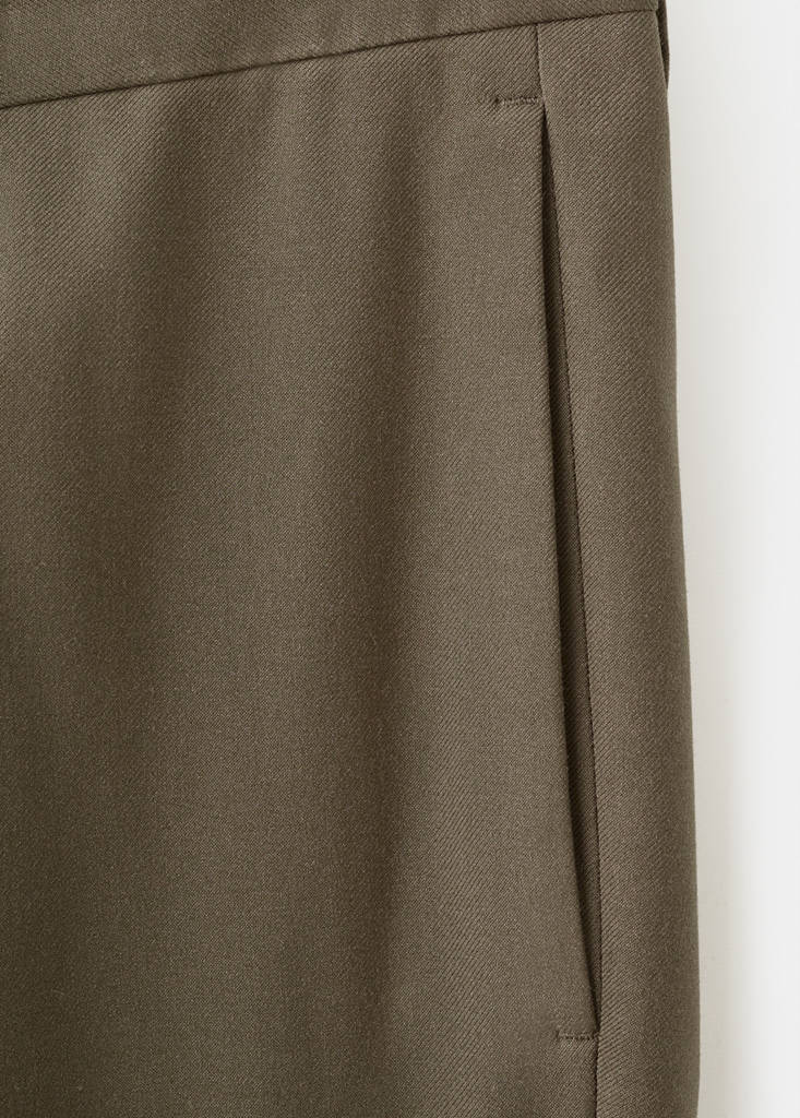 Stretch fabric super slim-fit suit trousers — Brown