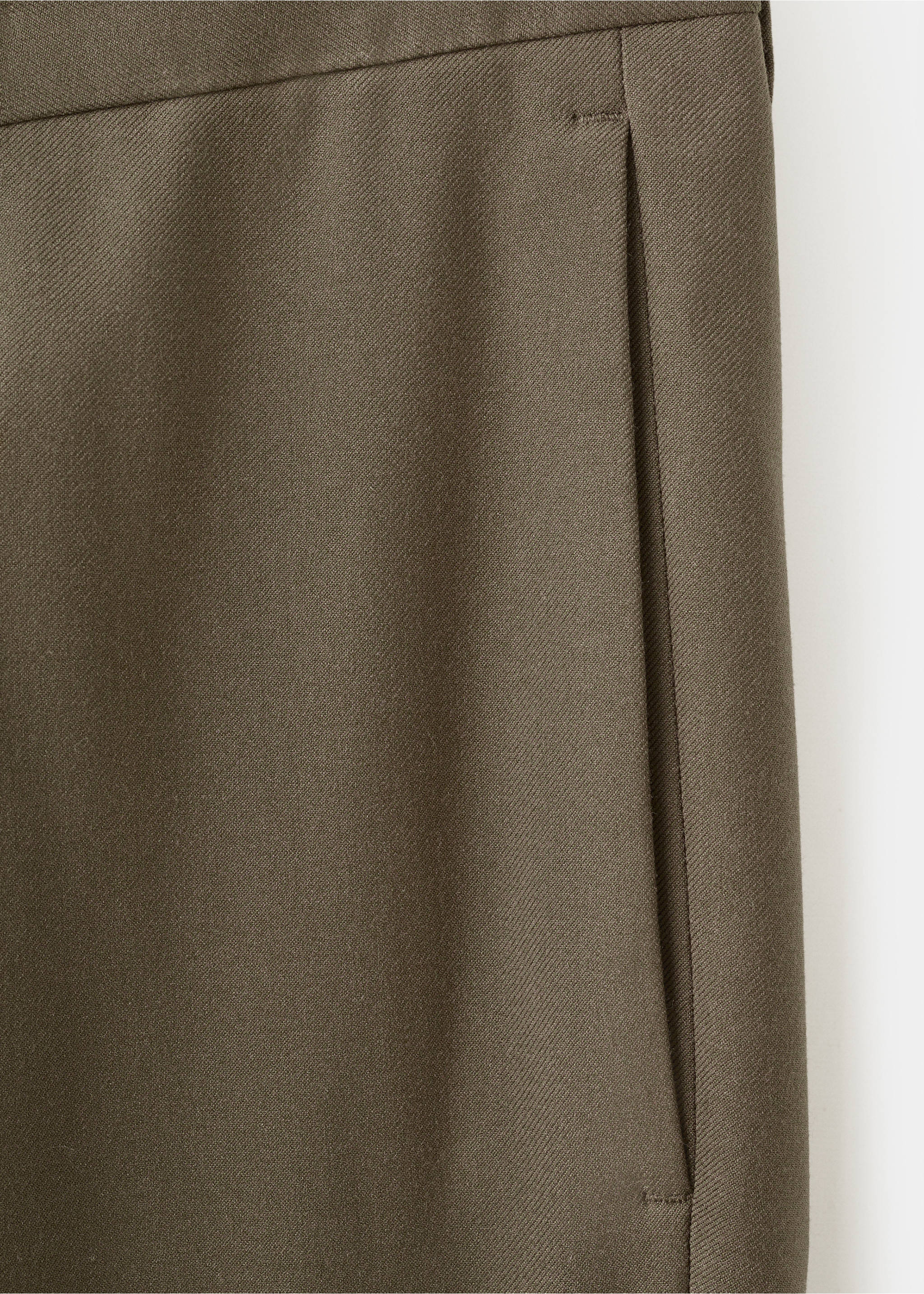 弹力面料超修身西装裤 - null, 褐色. Ref: 27061219-00.