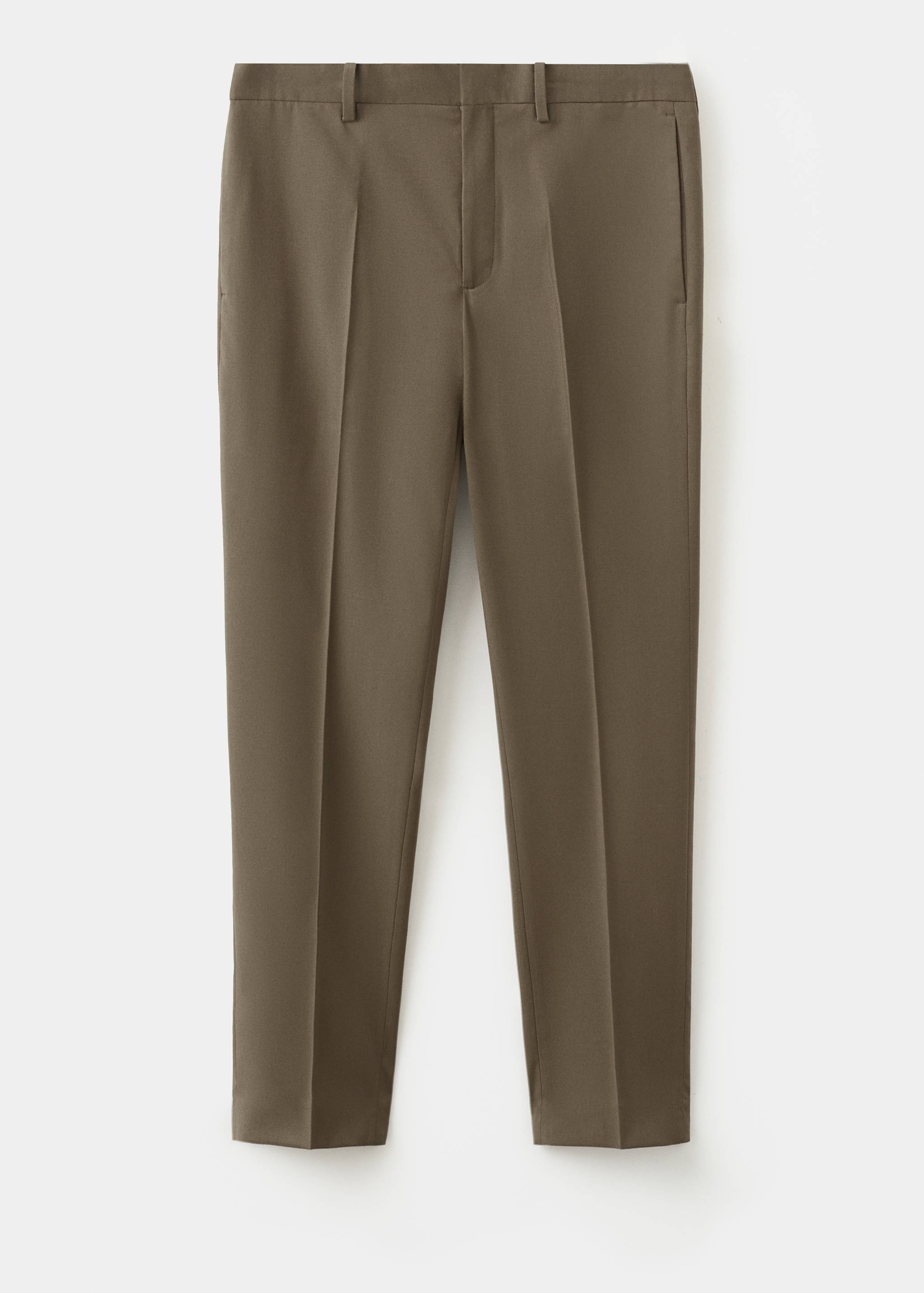 Stretch fabric super slim-fit suit trousers - Article without model