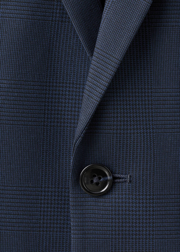 Milan slim-fit suit jacket — Dark Navy