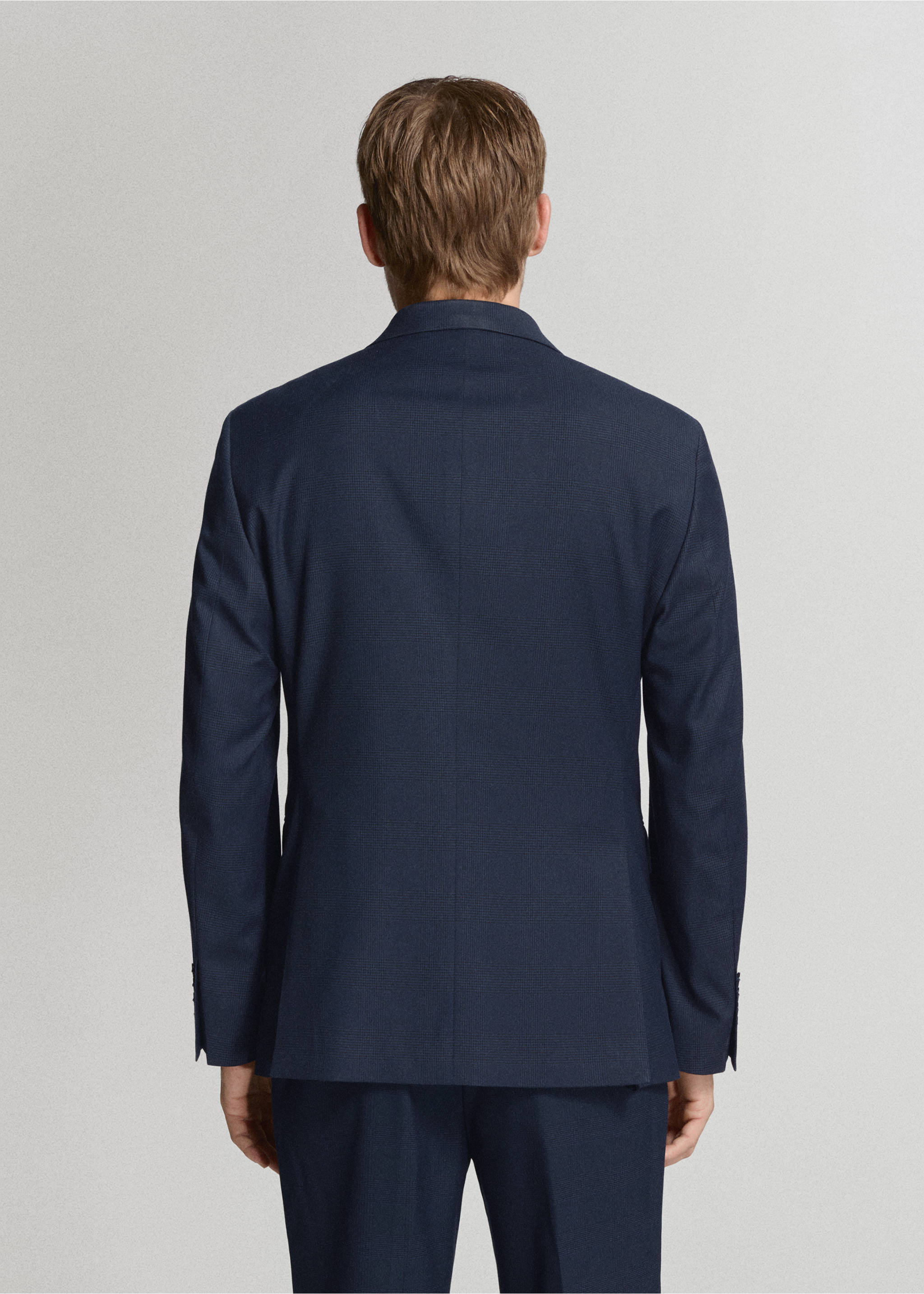 米兰修身版型西装夹克 - null, 深海军蓝. Ref: 27061222-04.