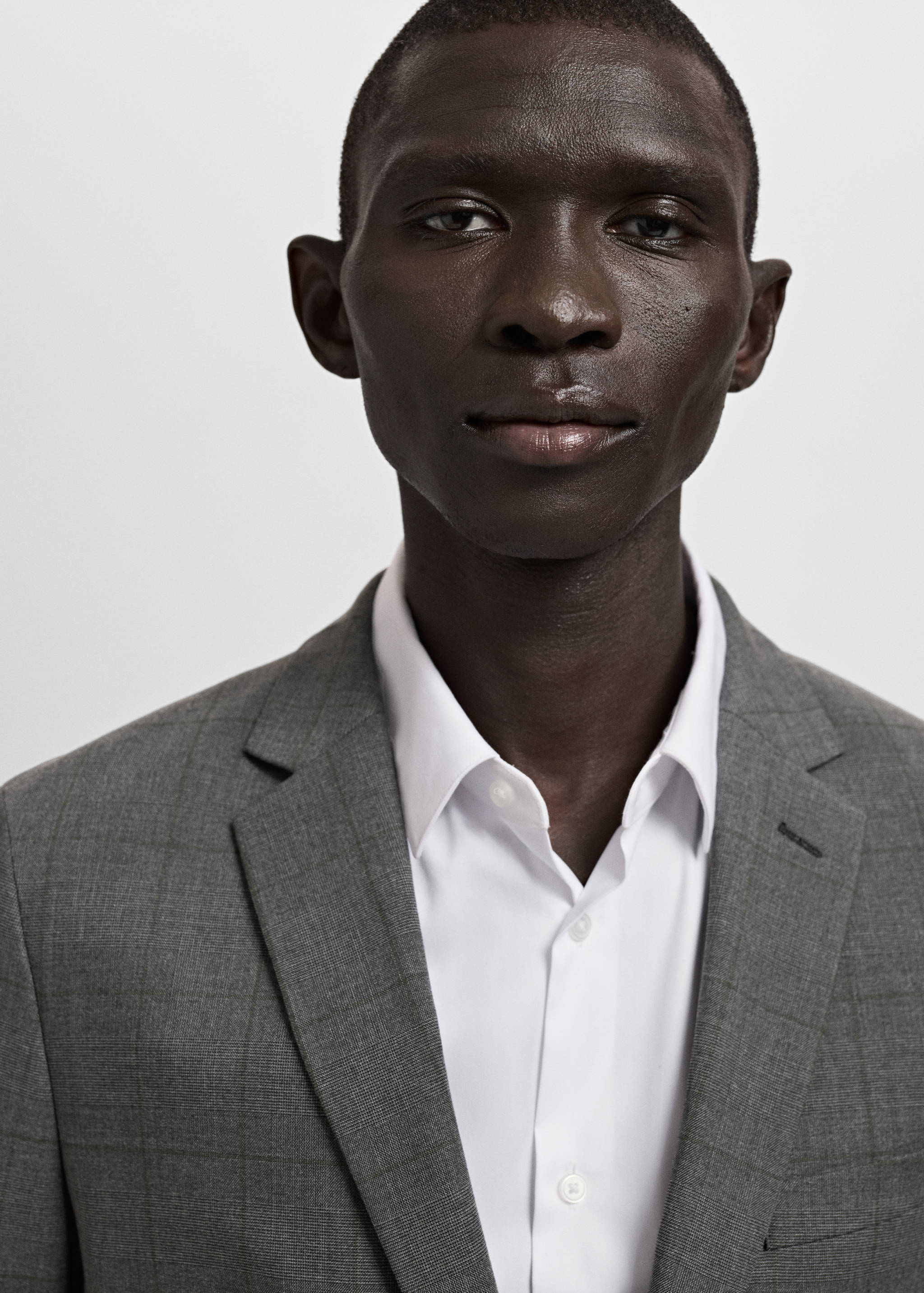 Super slim-fit suit jacket in stretch fabric - Details of the article 1