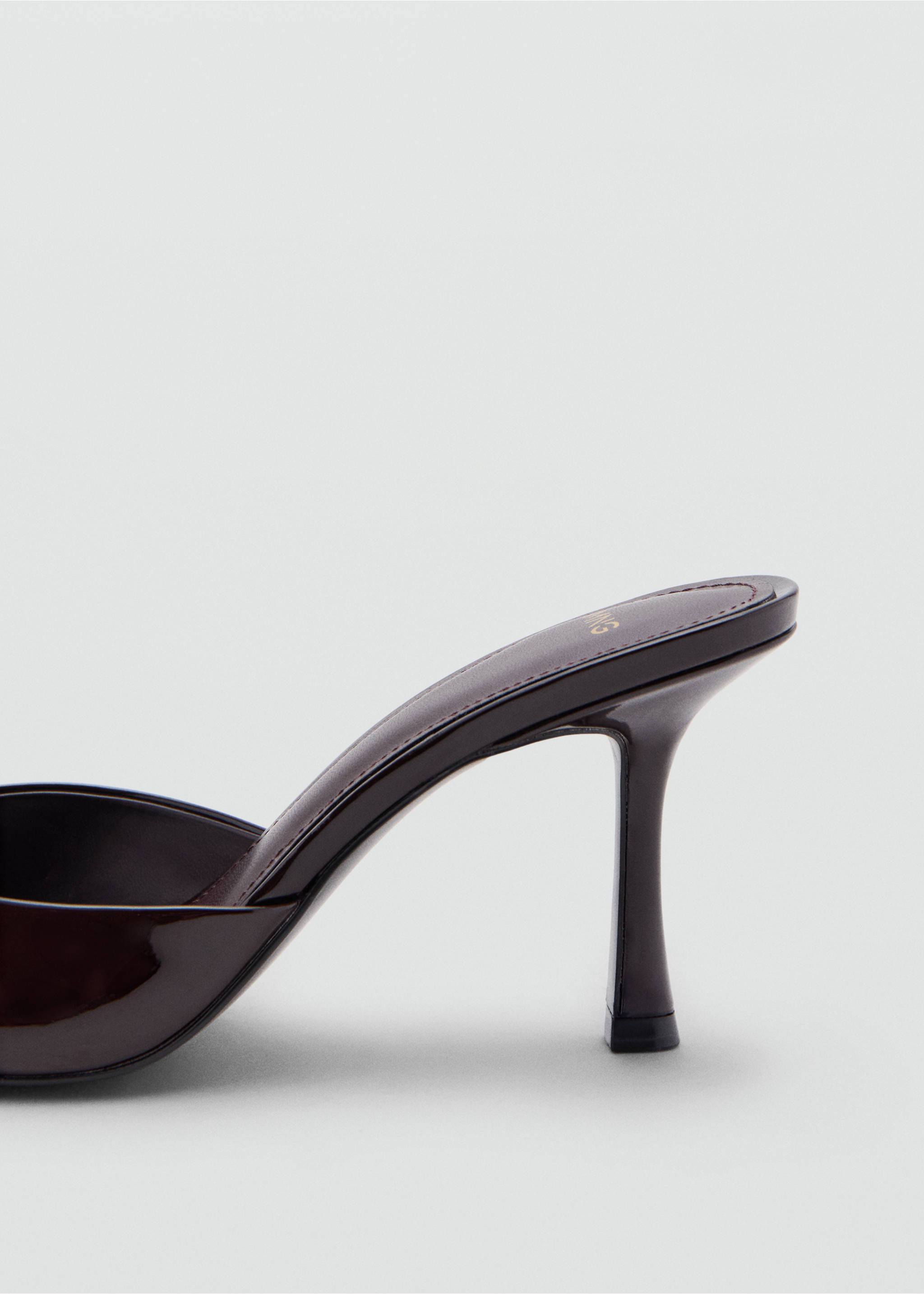 Sandales vernies à talon - Détail de l'article 2, Bordeaux. Ref: 27061228-00.