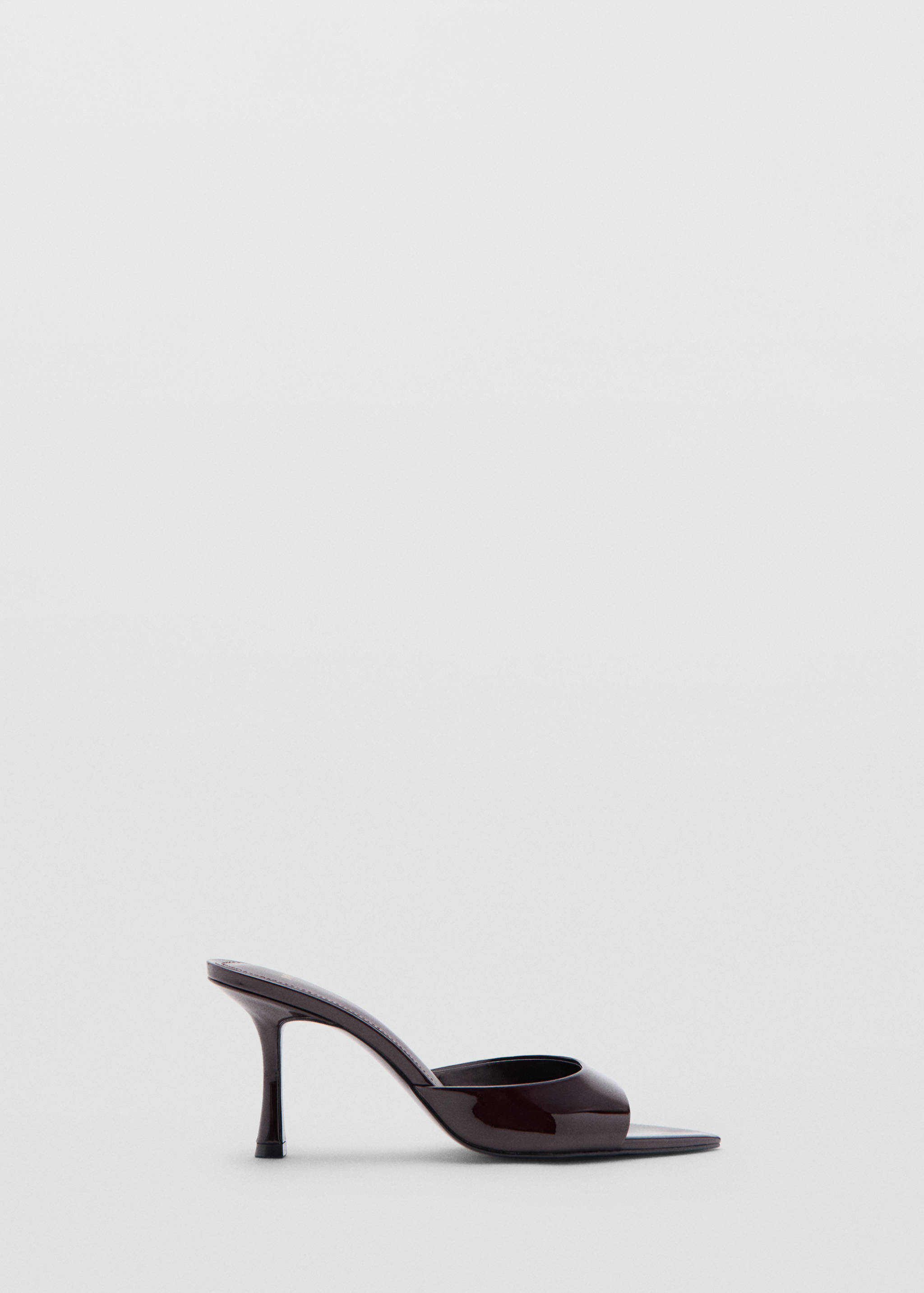 Patent leather high-heeled sandals - Article without model