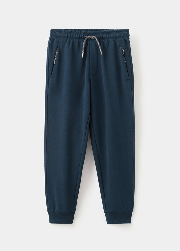 MANGO KIDS - Pantalon de jogging cordon bleu marine - 11 - Garçon