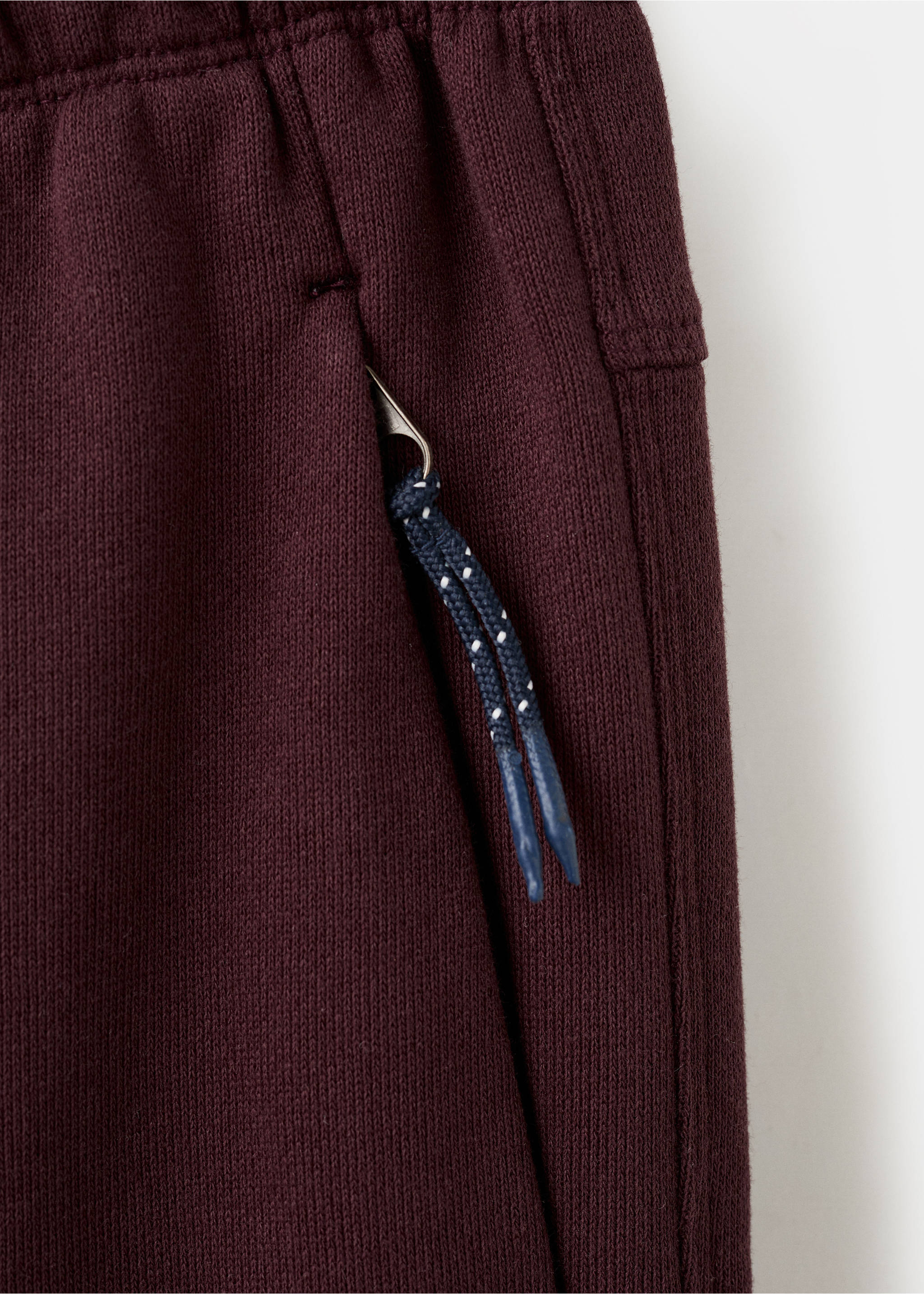 Pantalón jogger cordón - Detalle del artículo 0, Vino. Ref: 27061230-00.