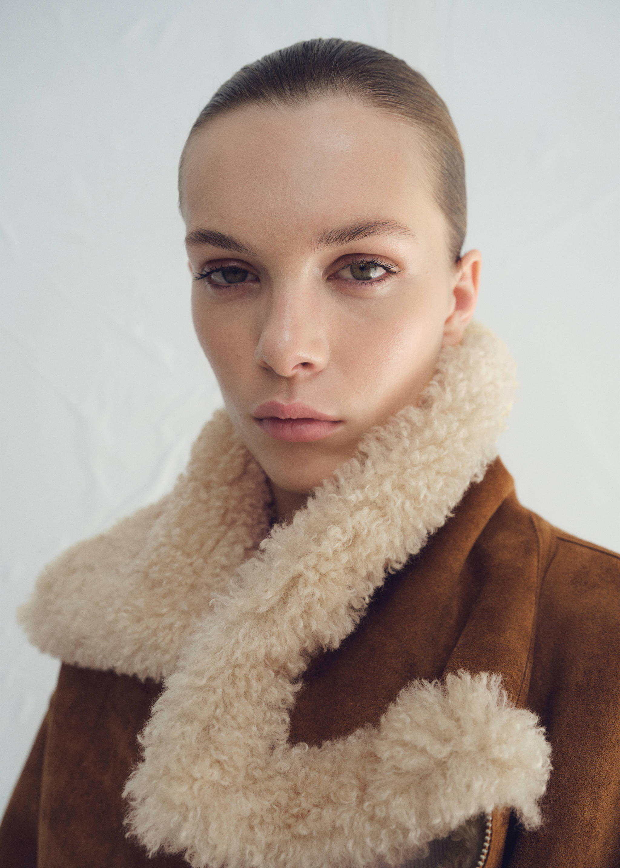 Double-faced shearling jacket - Details of the article 1