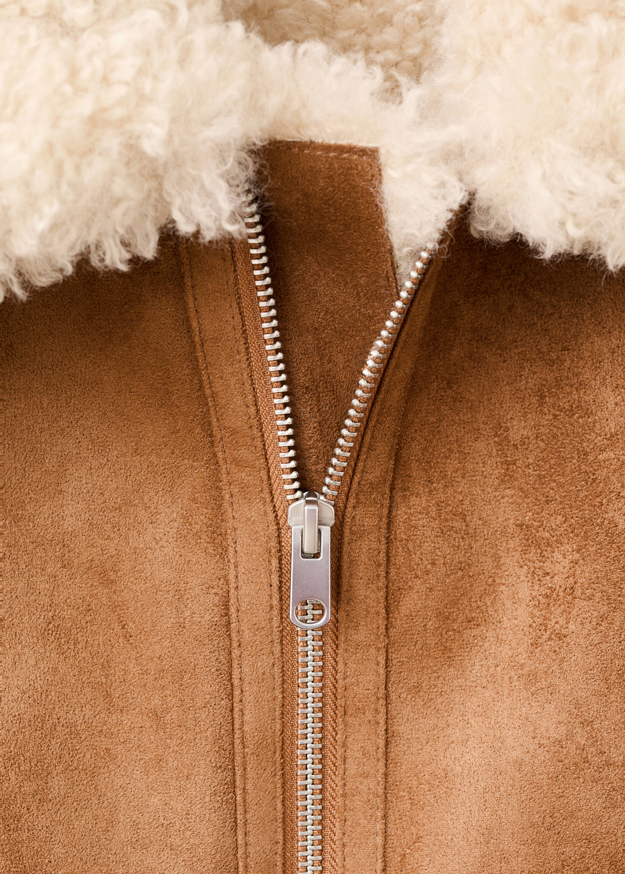 Double-faced shearling jacket - Details of the article 8