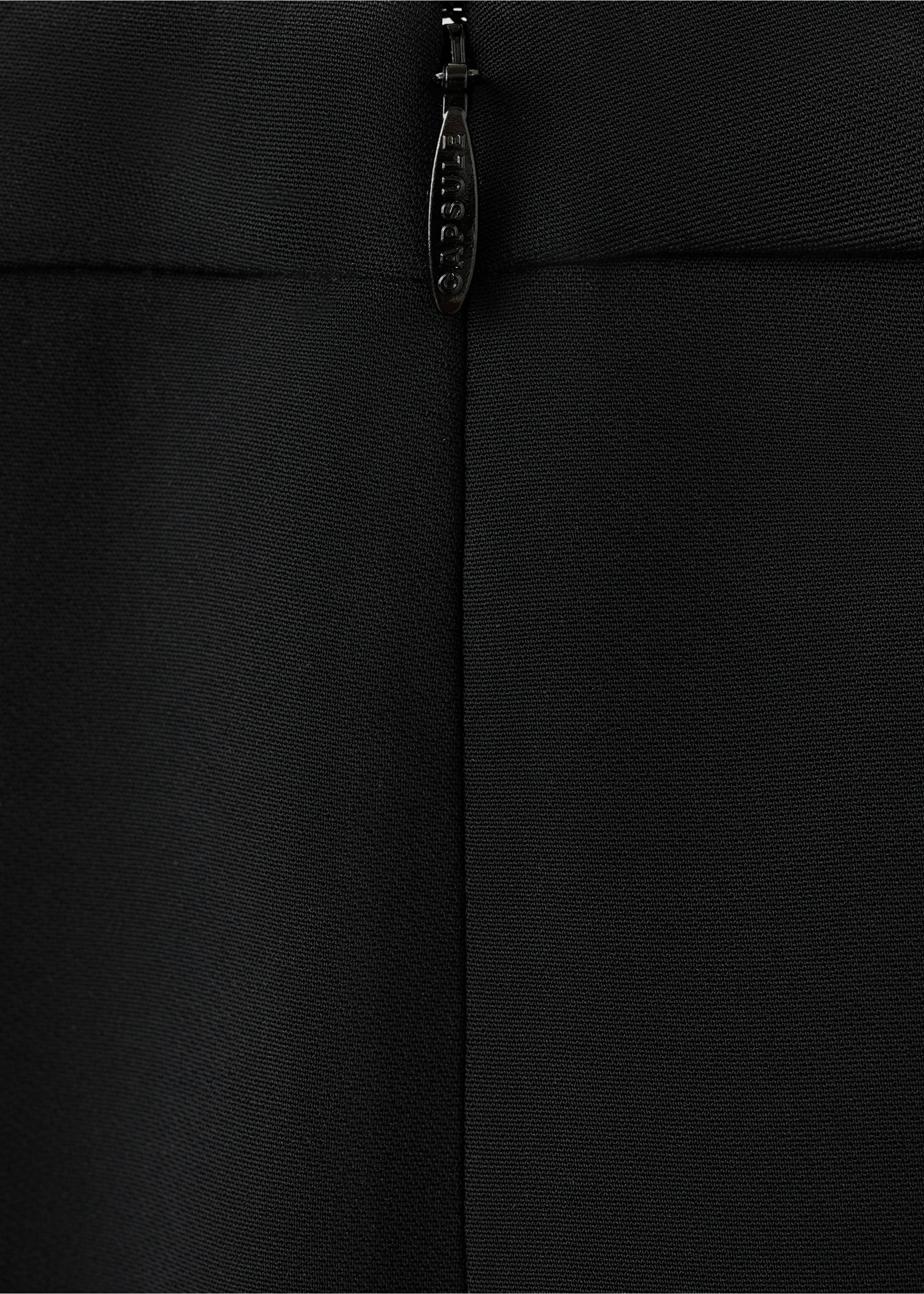 Pantalón acampanado tiro alto - Detalle del artículo 8, Negro. Ref: 27061233-00.