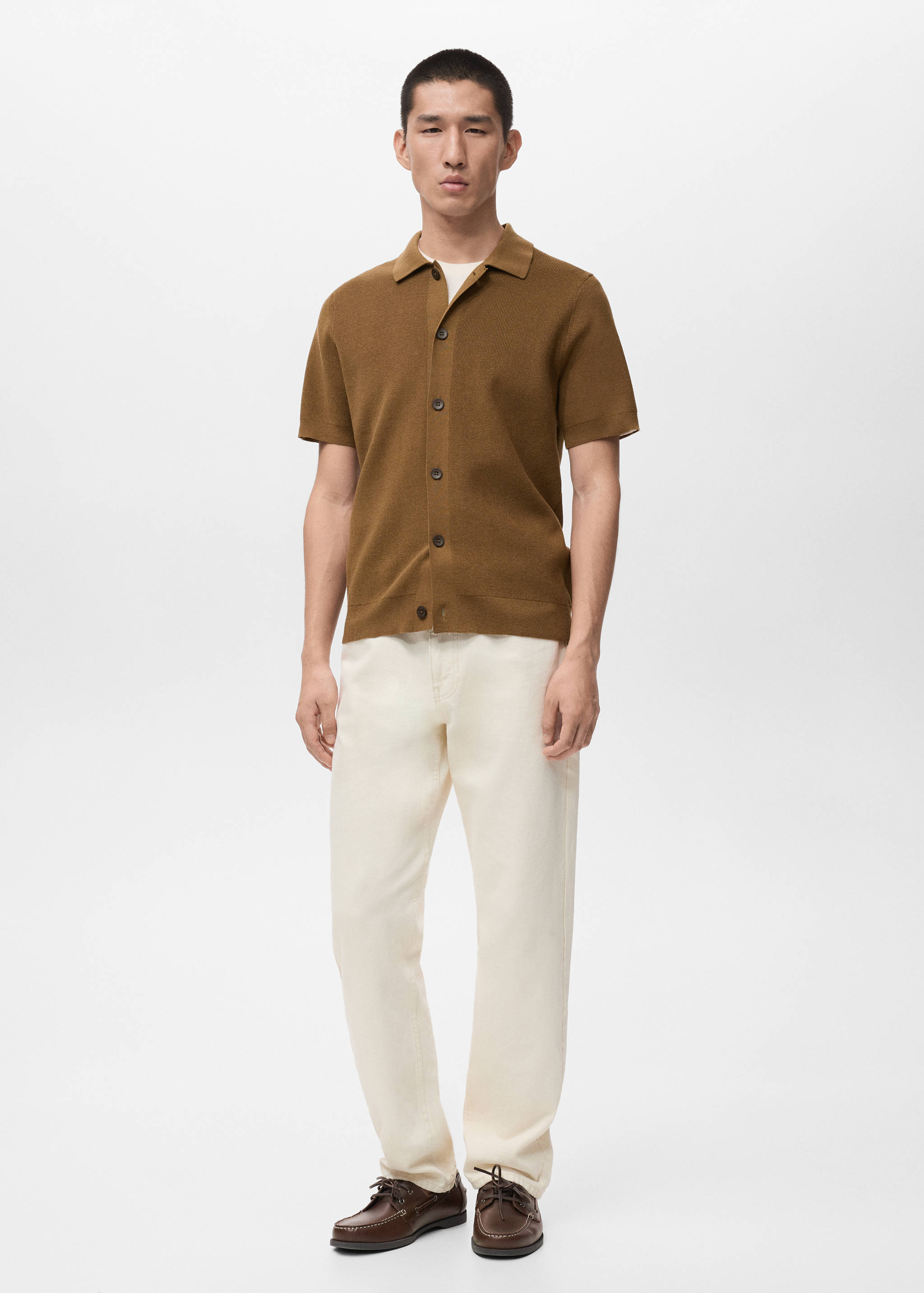 Cotton knit shirt - General plane