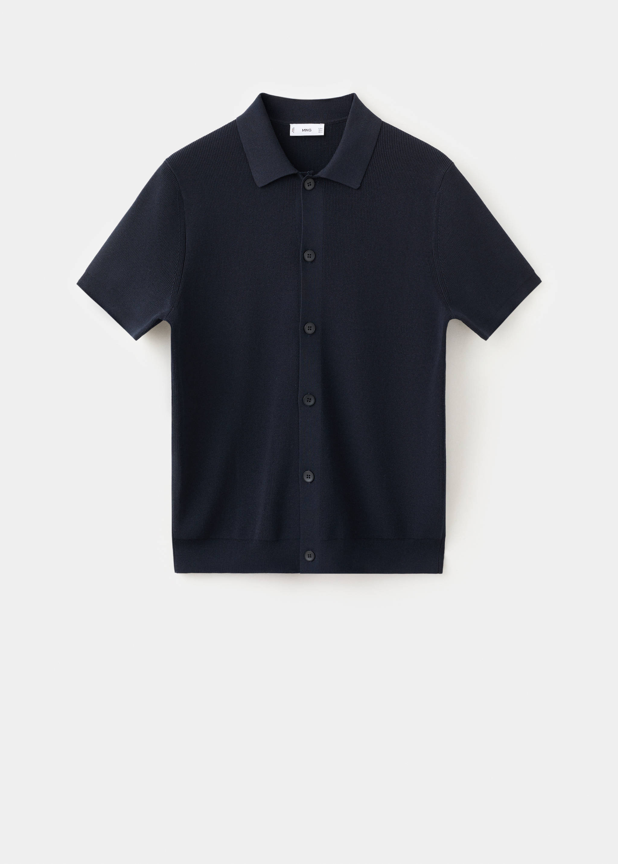 Cotton knit shirt - Article without model