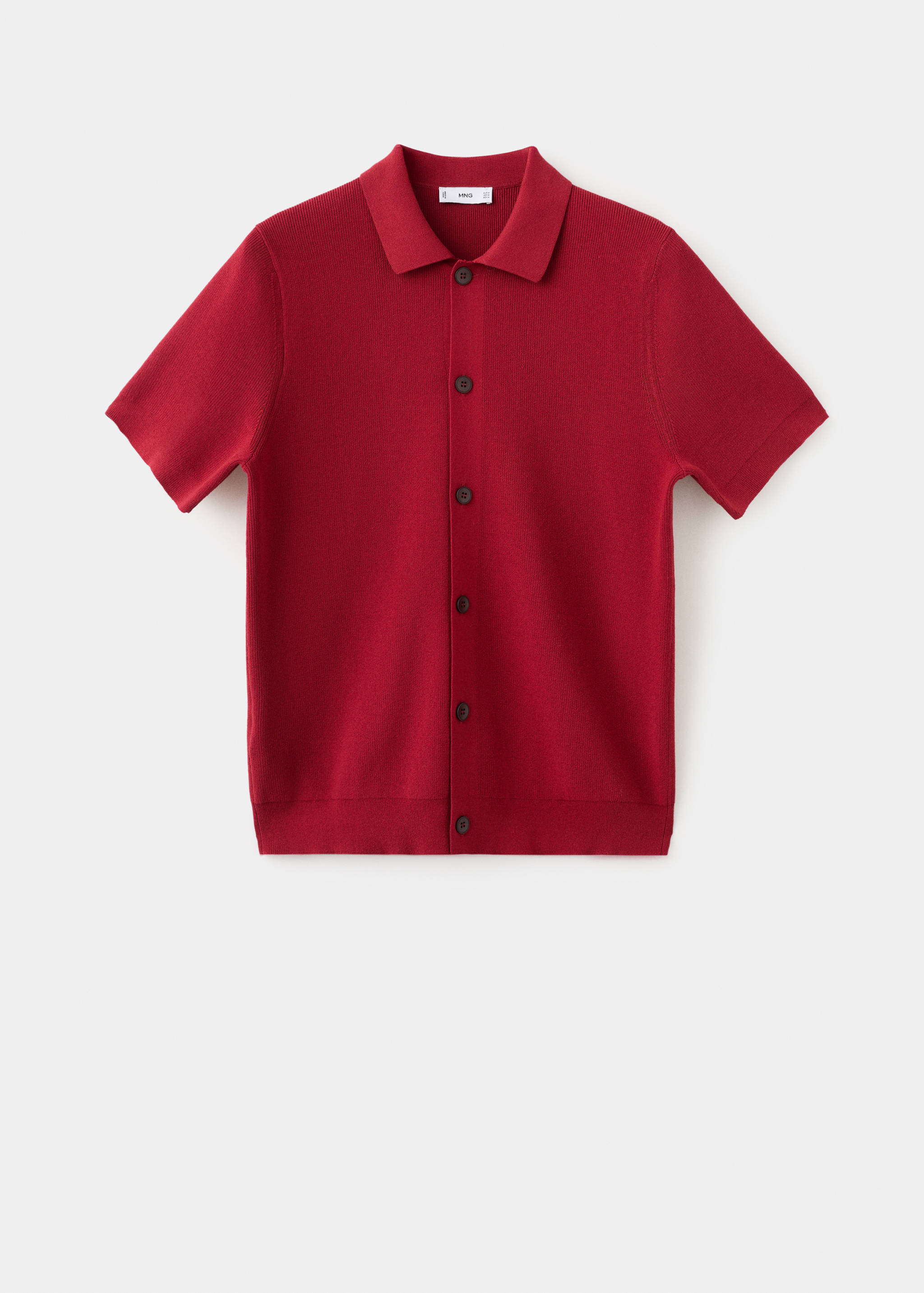 Cotton knit shirt - Article without model
