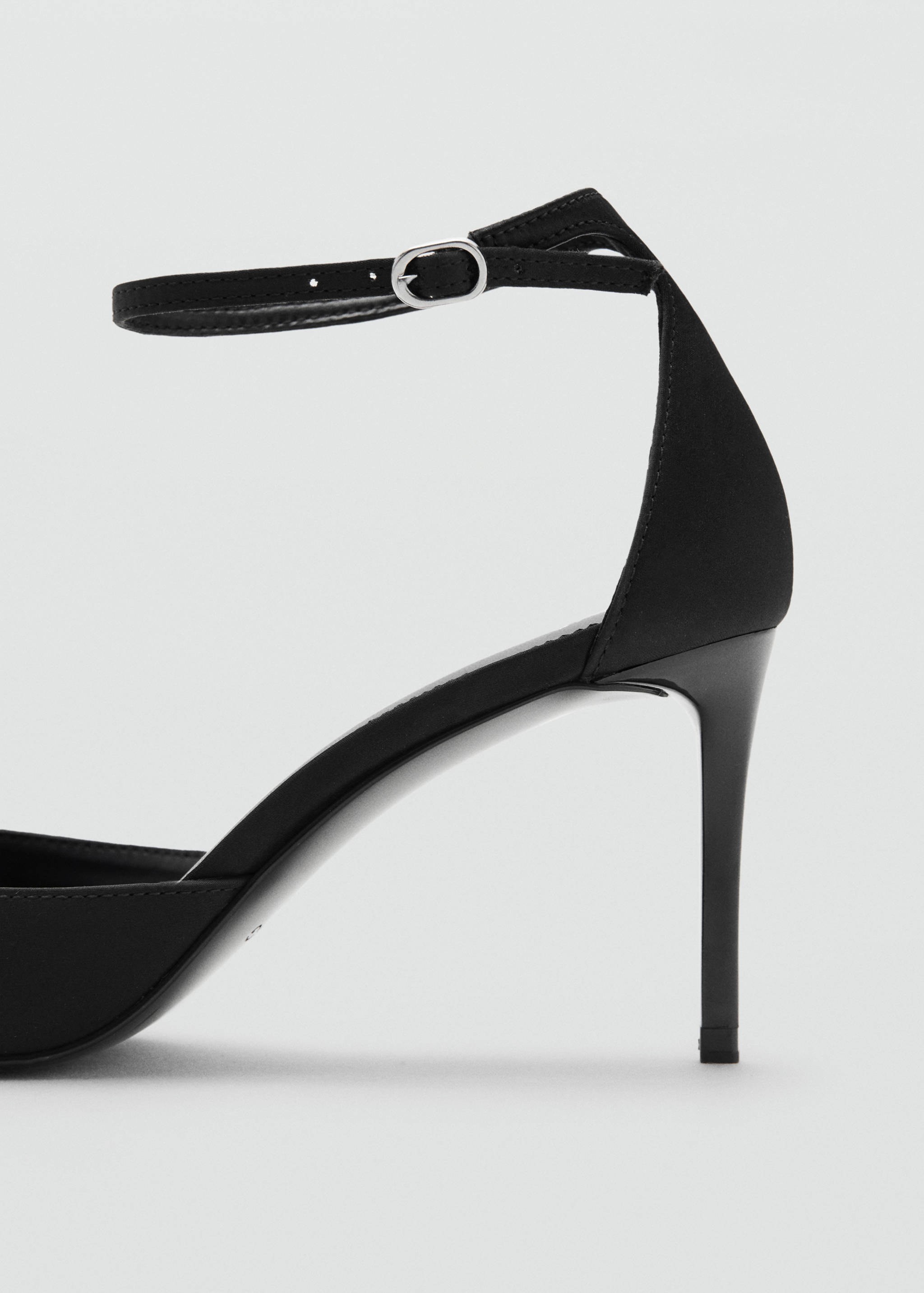Satin court shoes with ankle straps - Details of the article 1