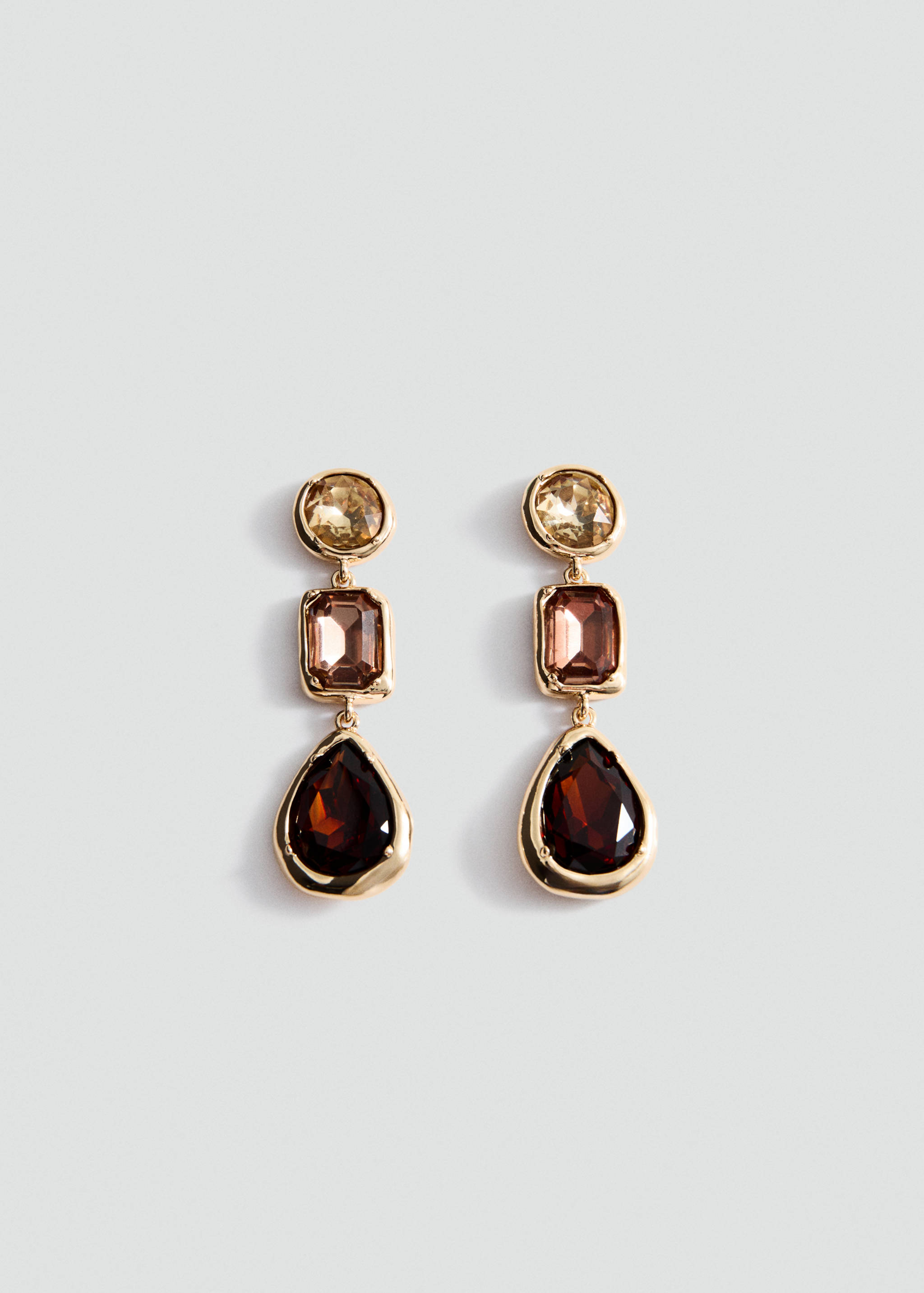 Combined long earrings - Article without model