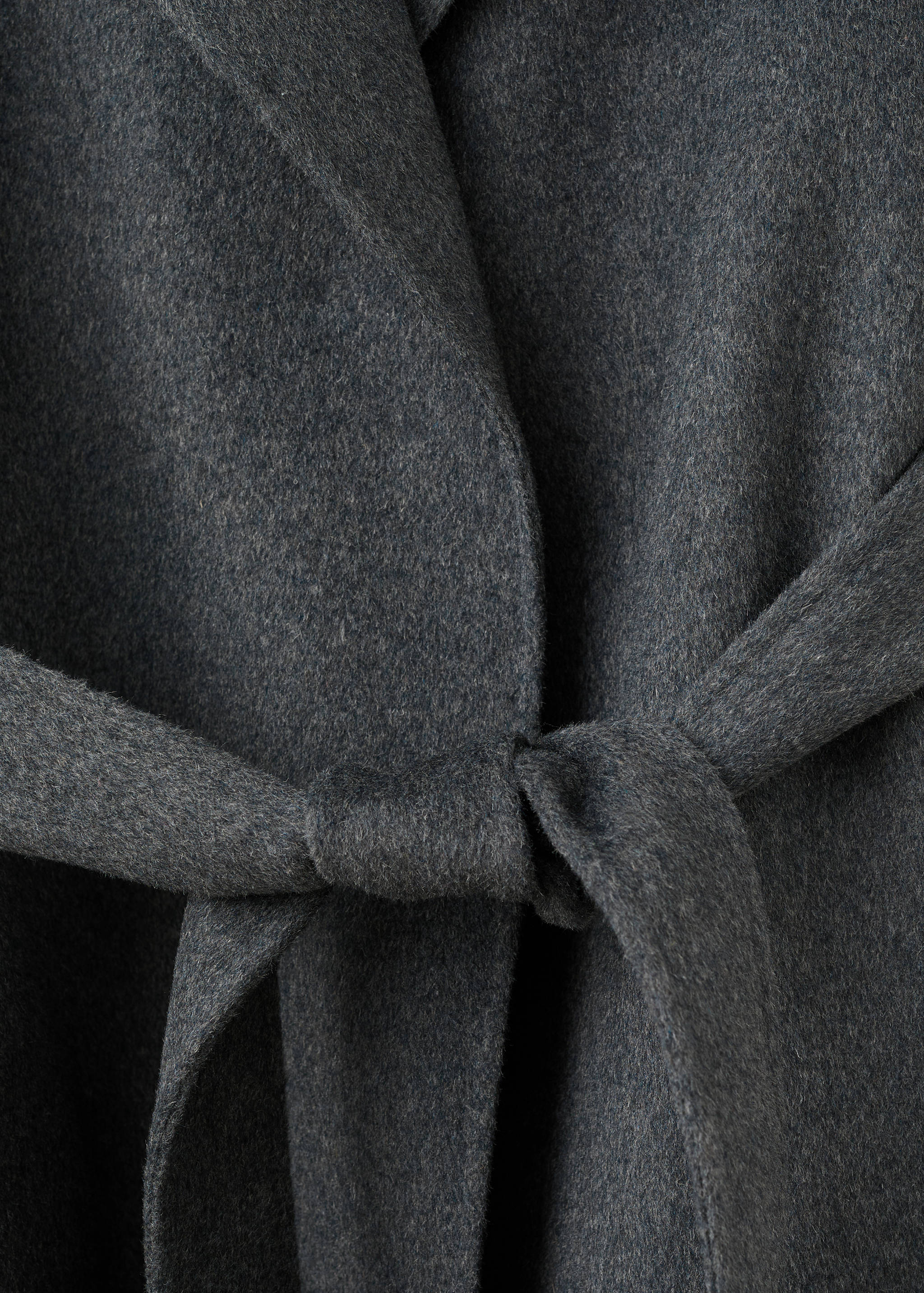 Manteau laine fait à la main ceinture - Détail de l'article 8