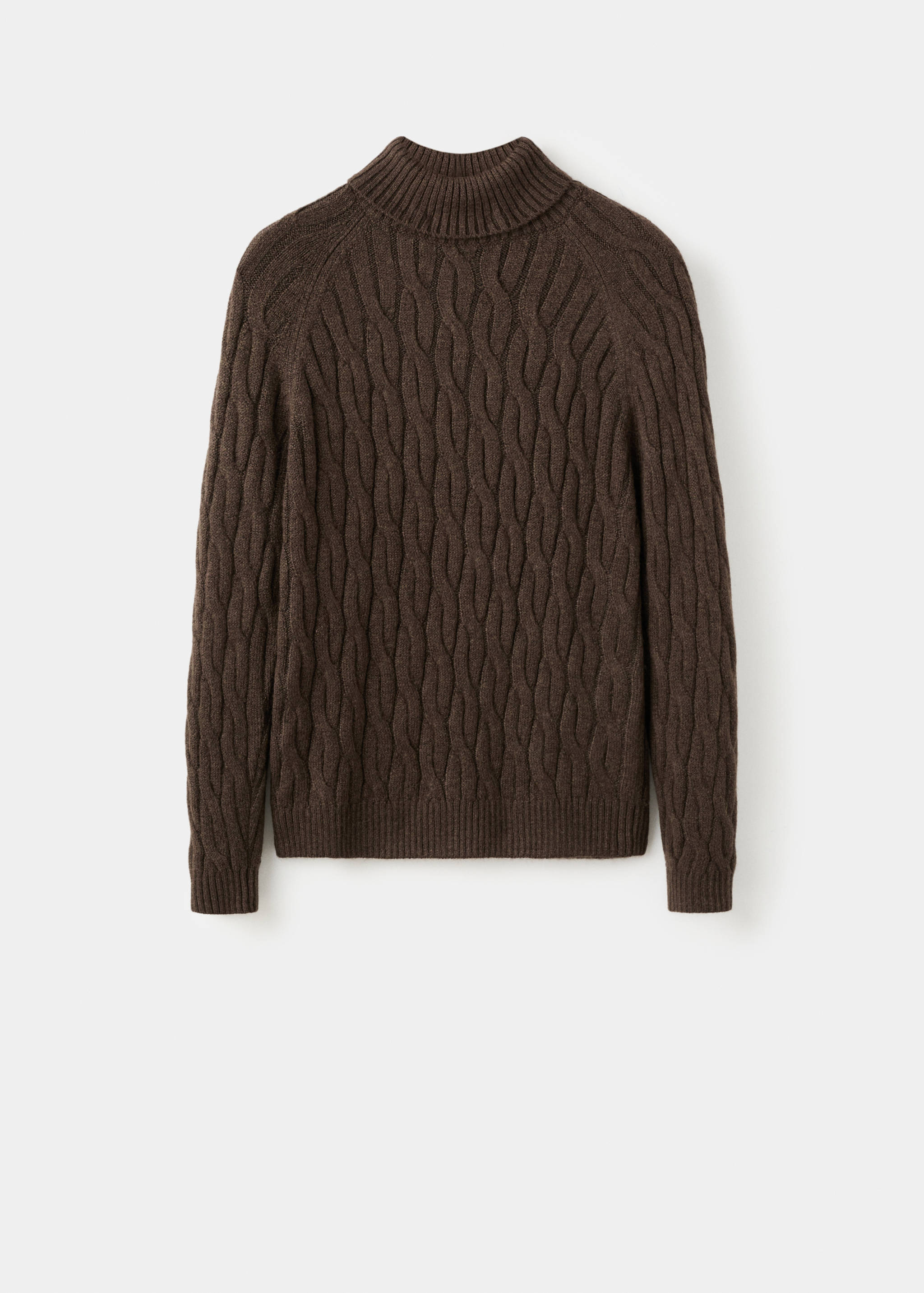 Cable-knit turtleneck sweater - Article without model