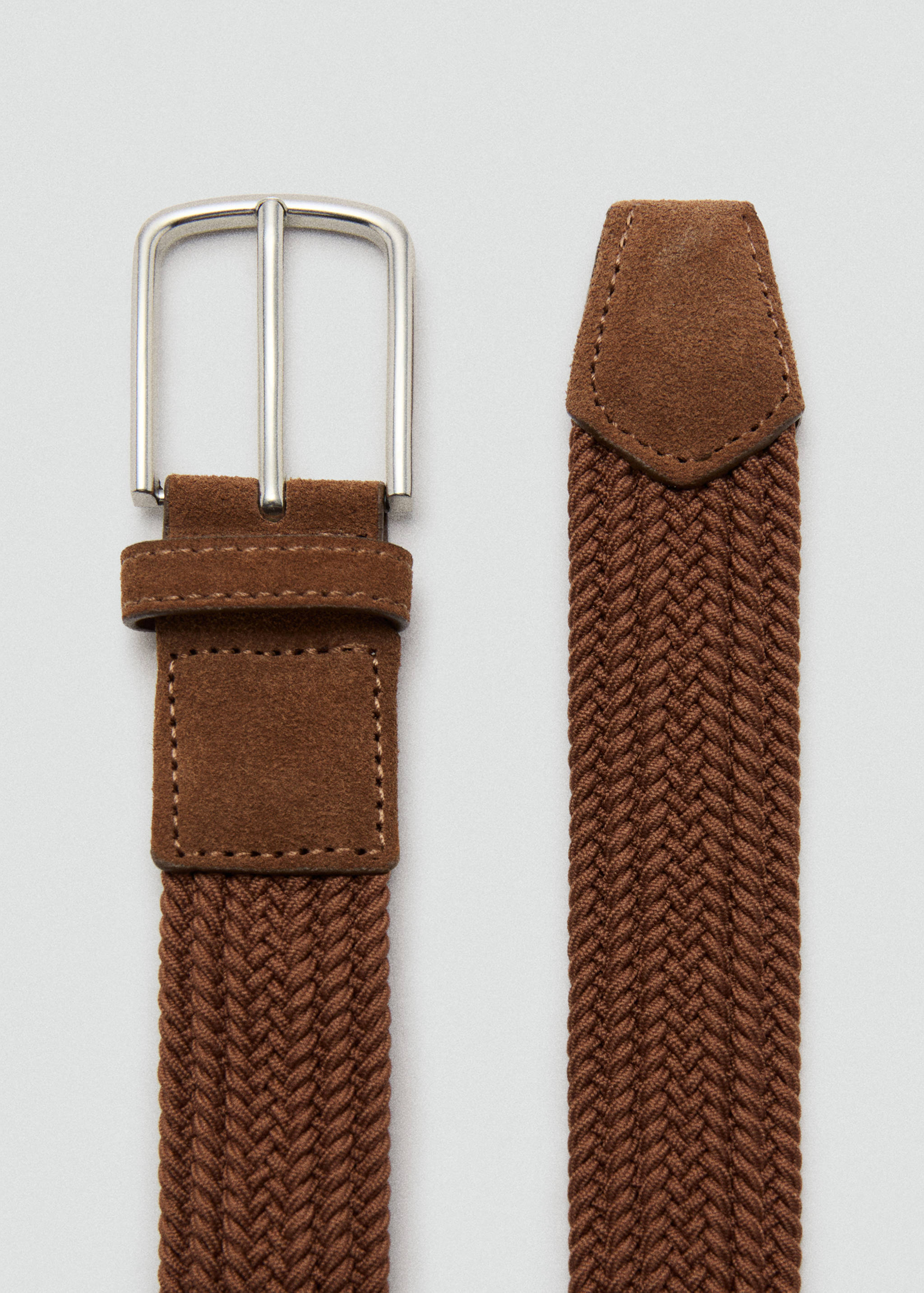 Braided elastic belt - Medium plane