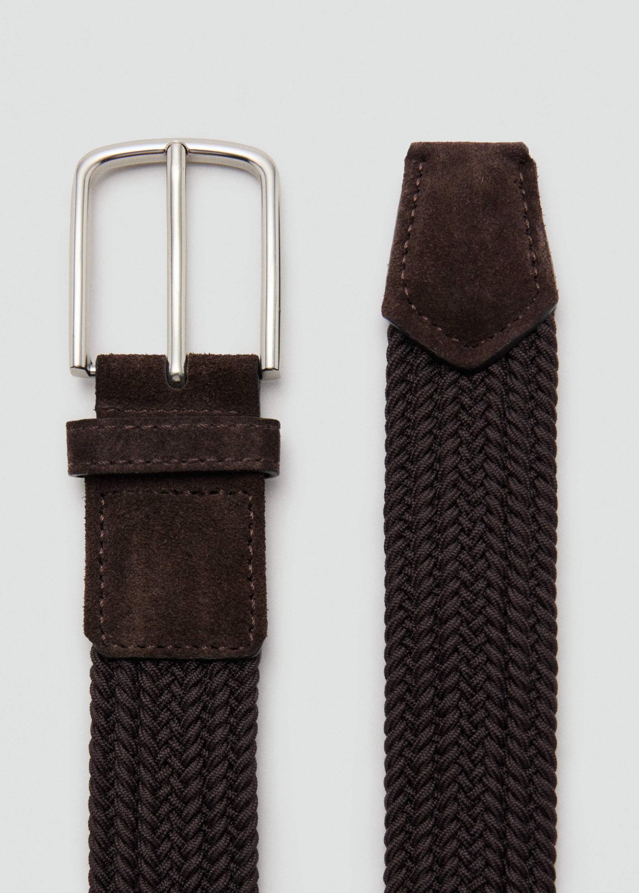 Braided elastic belt - Medium plane