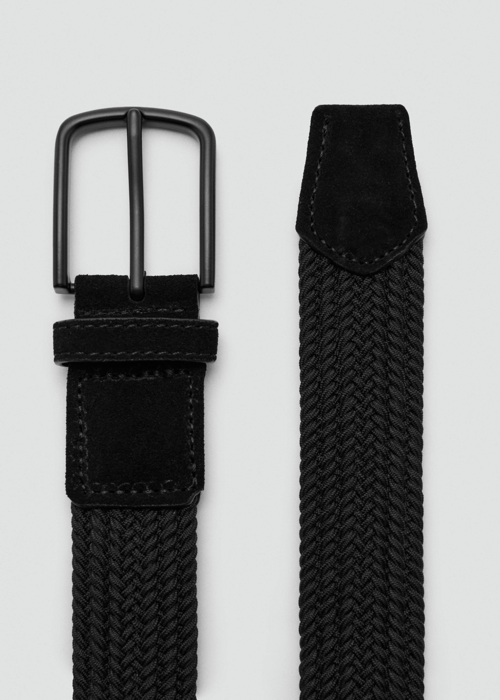 Braided elastic belt - Medium plane