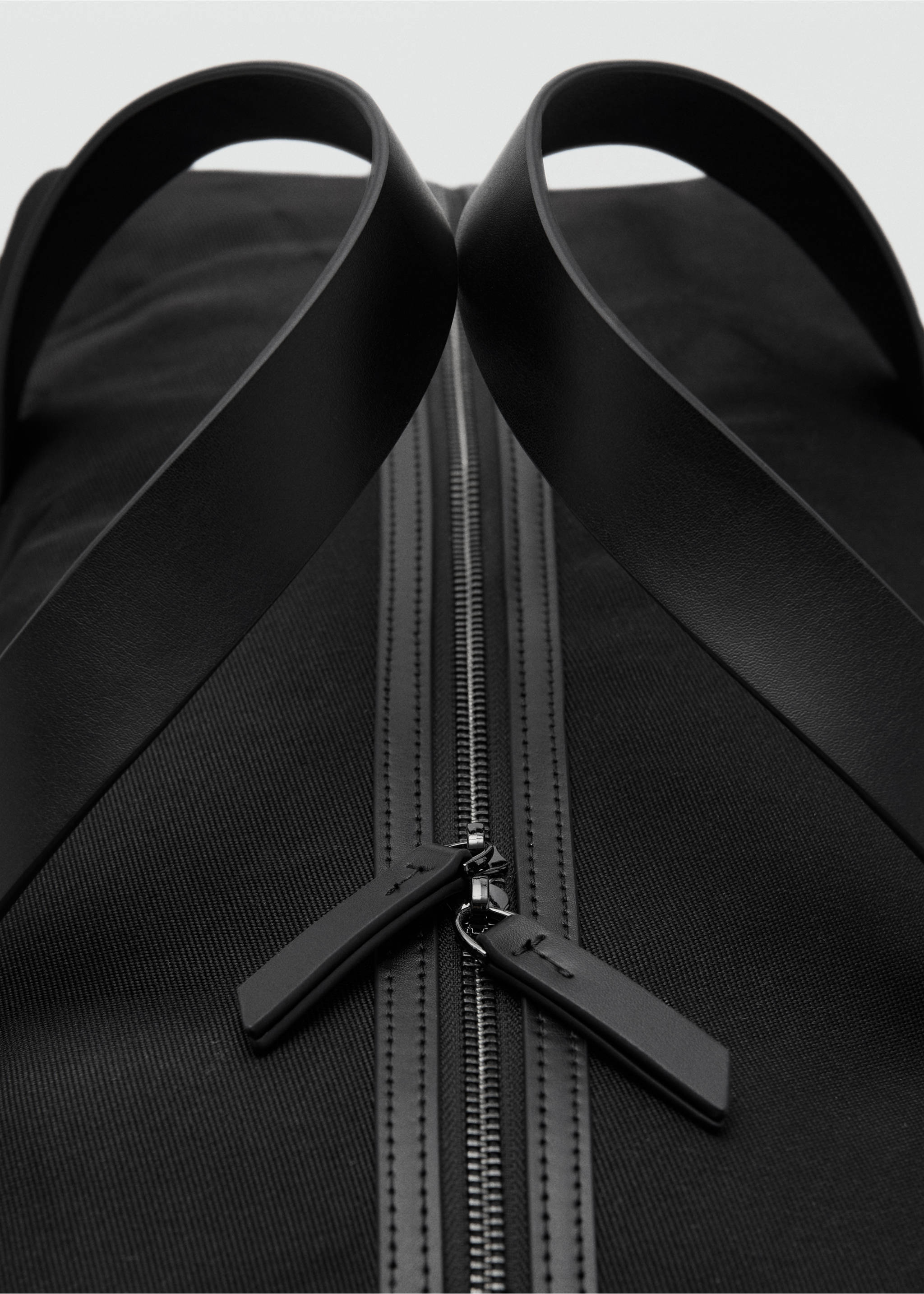 Bolso bowling combinado piel - Detalle del artículo 1, Negro. Ref: 27061245-00.