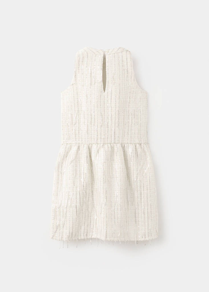 Sequined dress — Beige