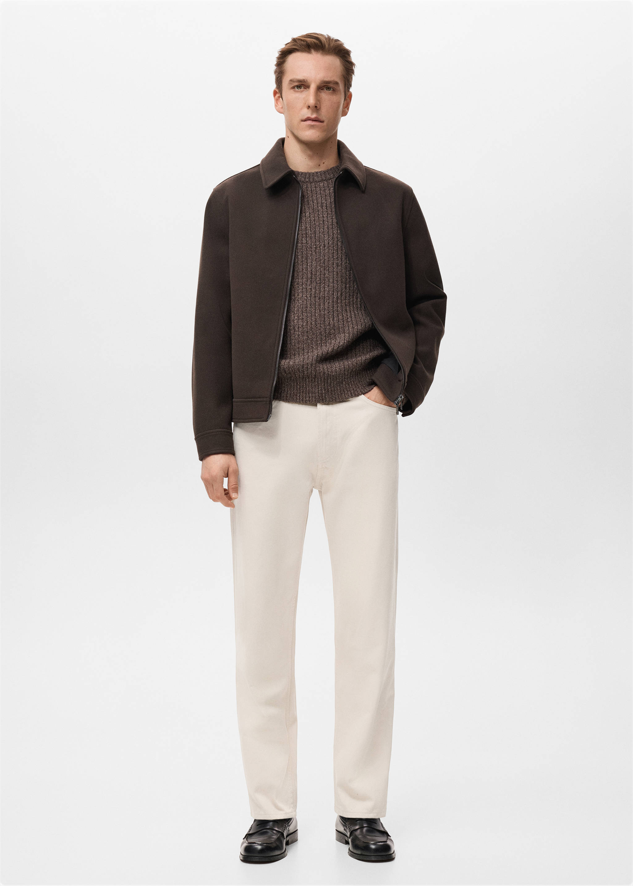 Джинсы Moby straight fit - Общий план, Экрю. Ref: 27061247-00.