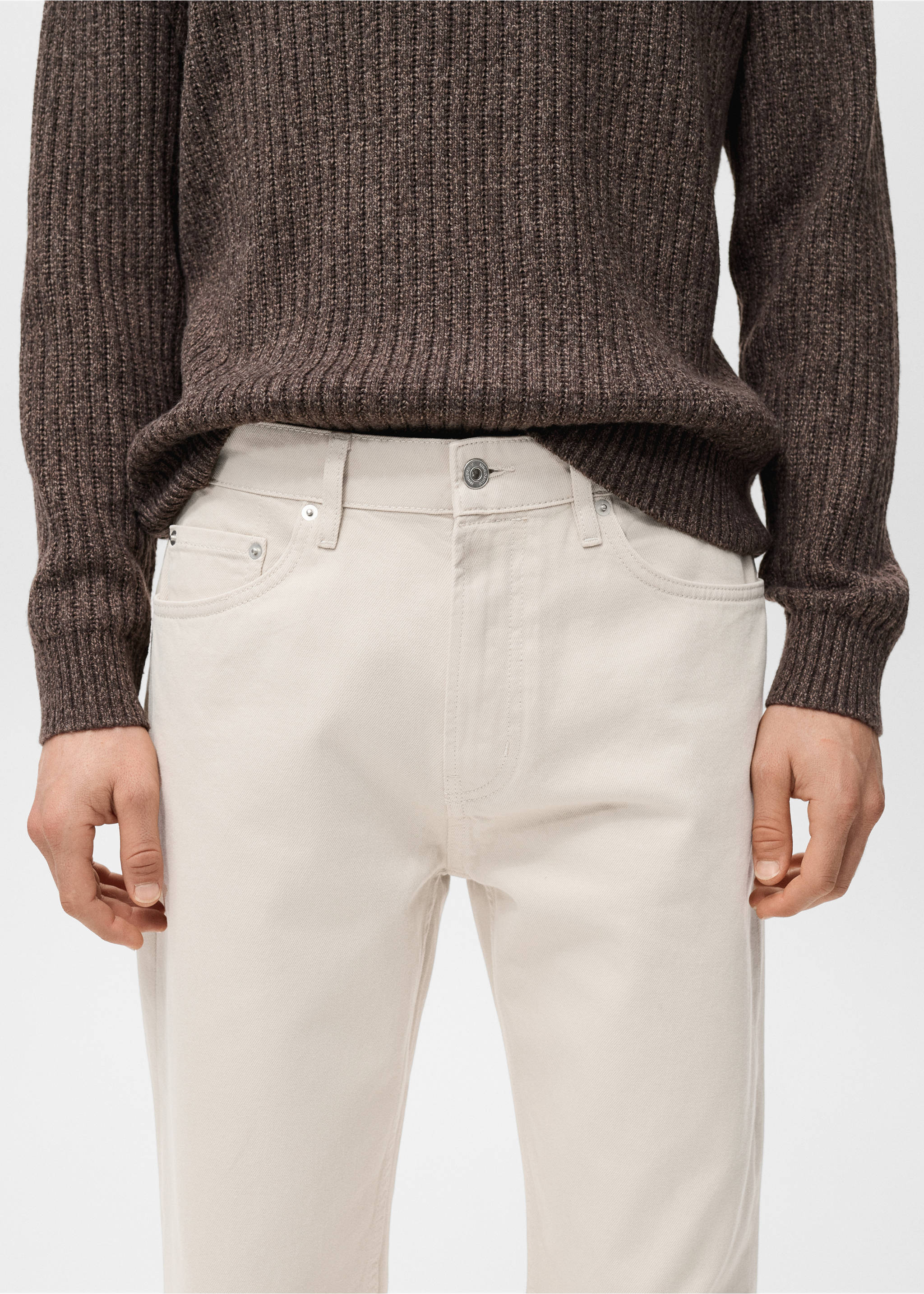 Джинсы Moby straight fit - Деталь изделия 1, Экрю. Ref: 27061247-00.