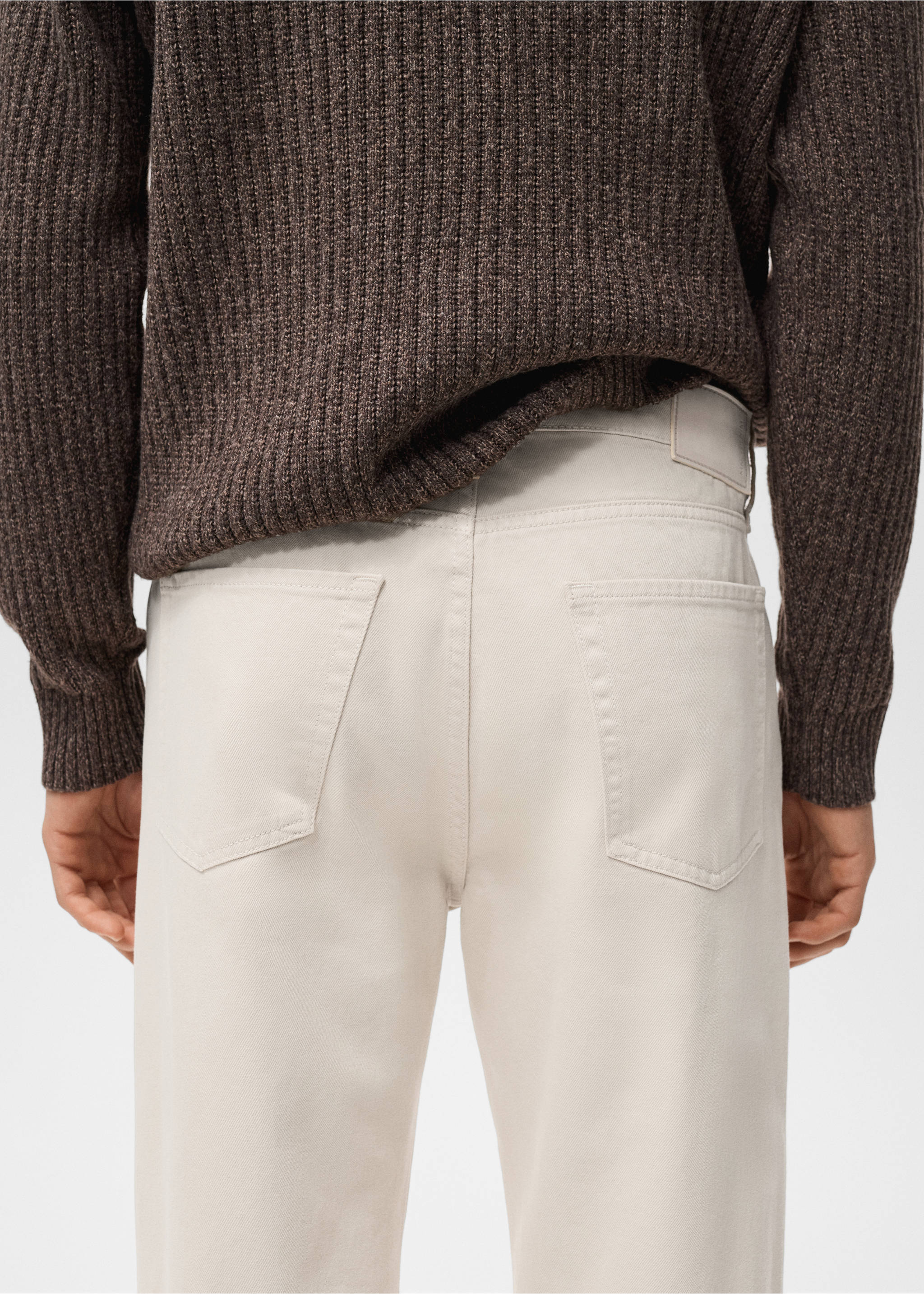 Джинсы Moby straight fit - Деталь изделия 6, Экрю. Ref: 27061247-00.