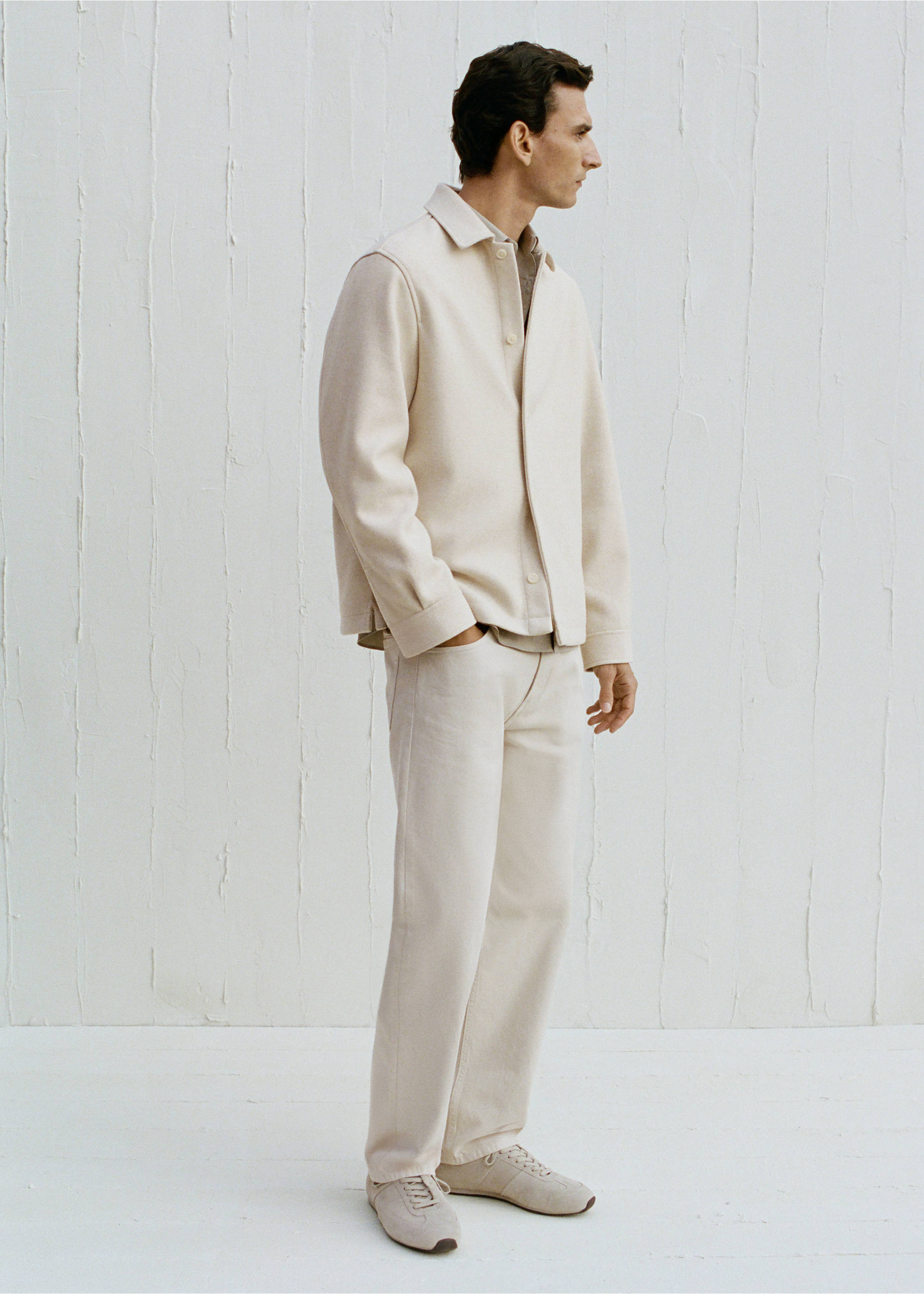 Jean Moby straight-fit - Détail de l'article 5, Écru. Ref: 27061247-00.