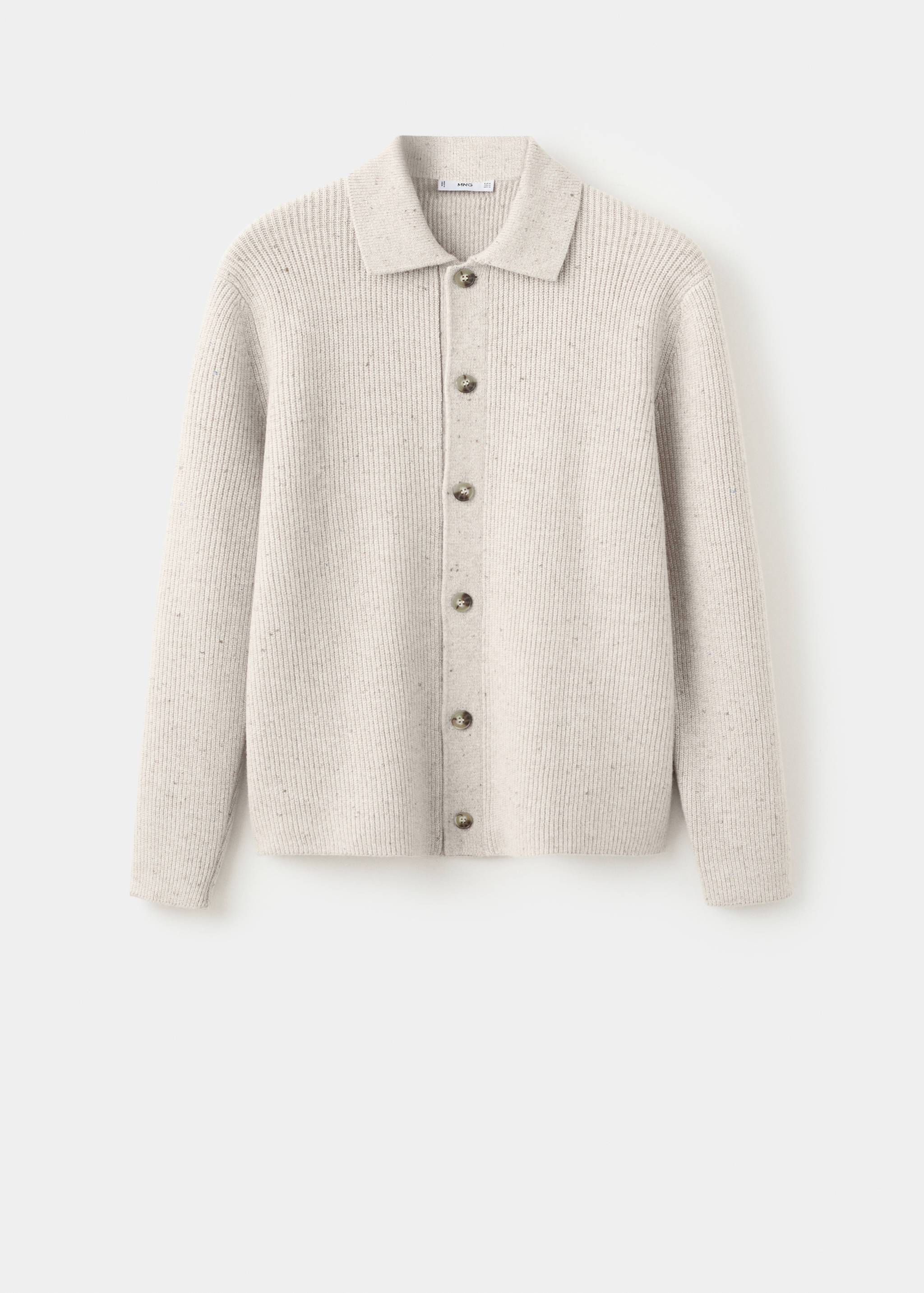 Cárdigan punto canalé - Artículo sin modelo