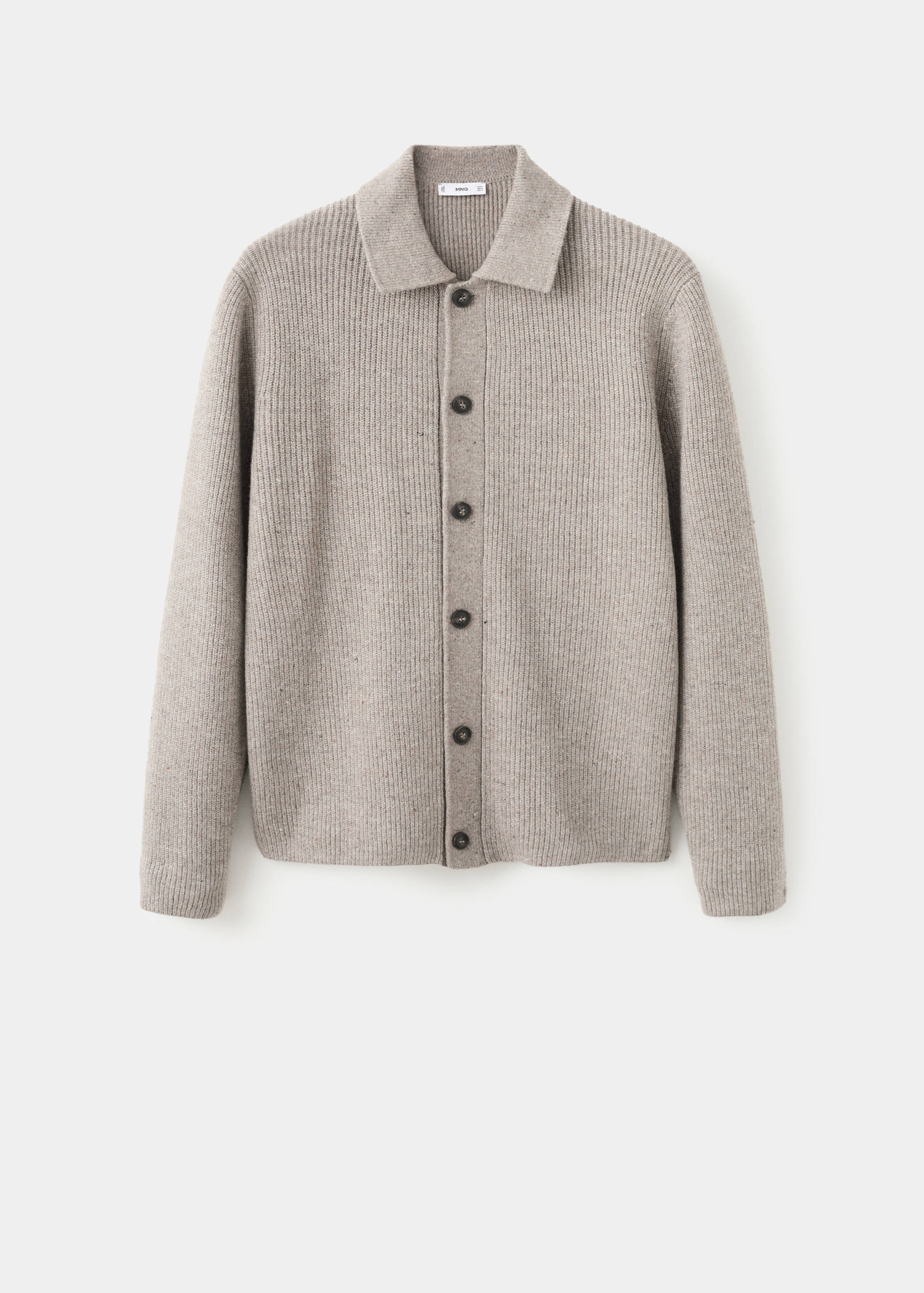 Cárdigan punto canalé - Artículo sin modelo