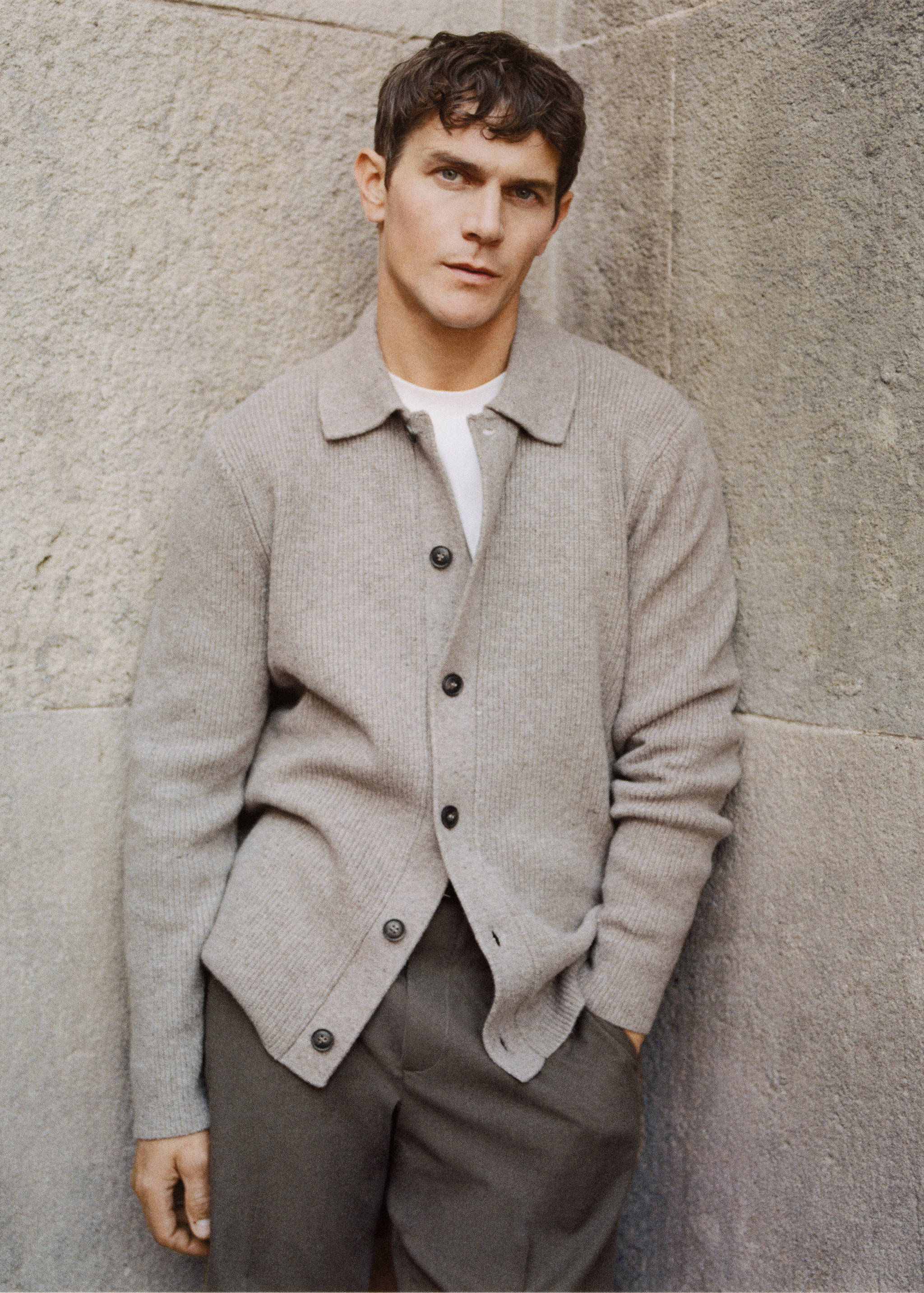 Cardigan maille côtelée - Détail de l'article 3